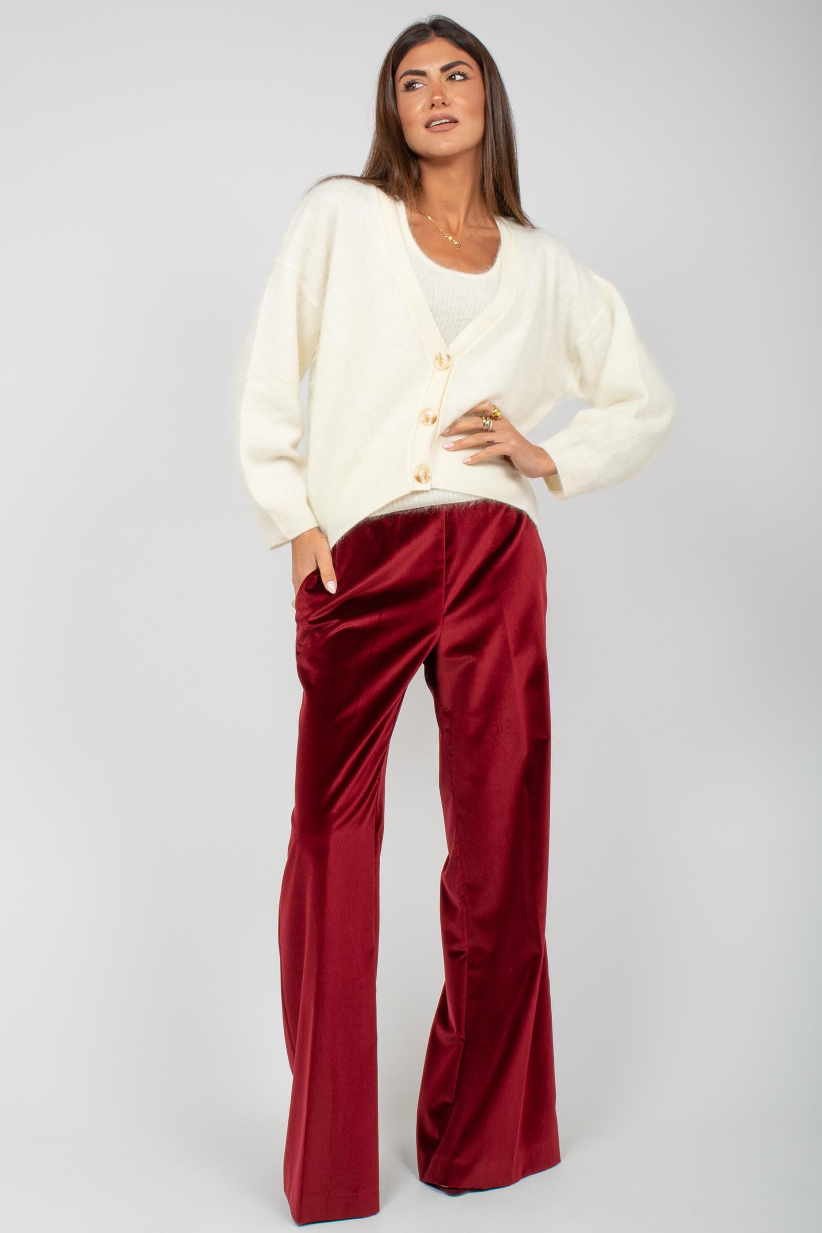 cardigan in cashmere 4703110C ECRU NOT SHY 