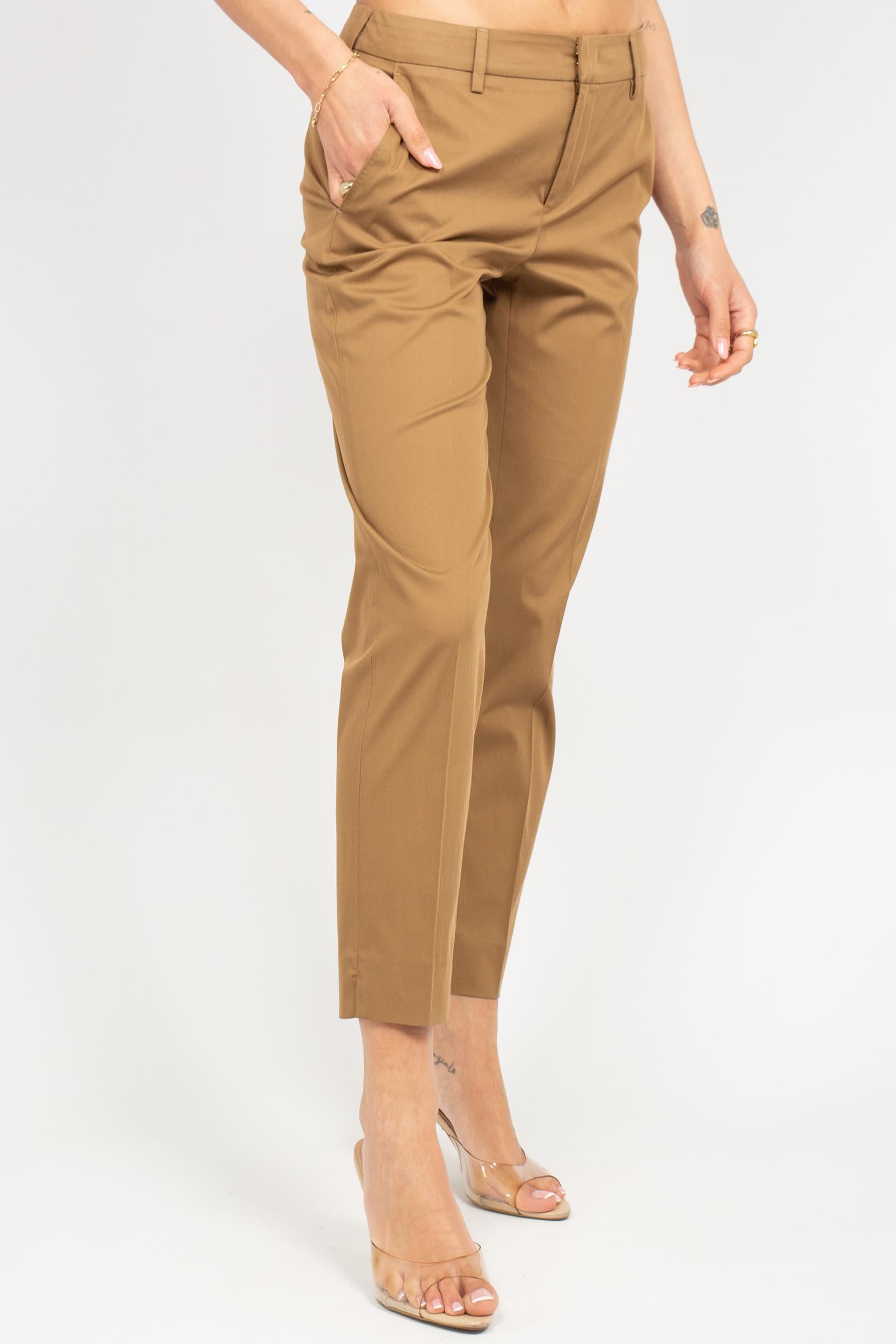 pantalone in misto cotone e seta 'new york' CDVSNYZ00STD SD800130 PT TORINO 