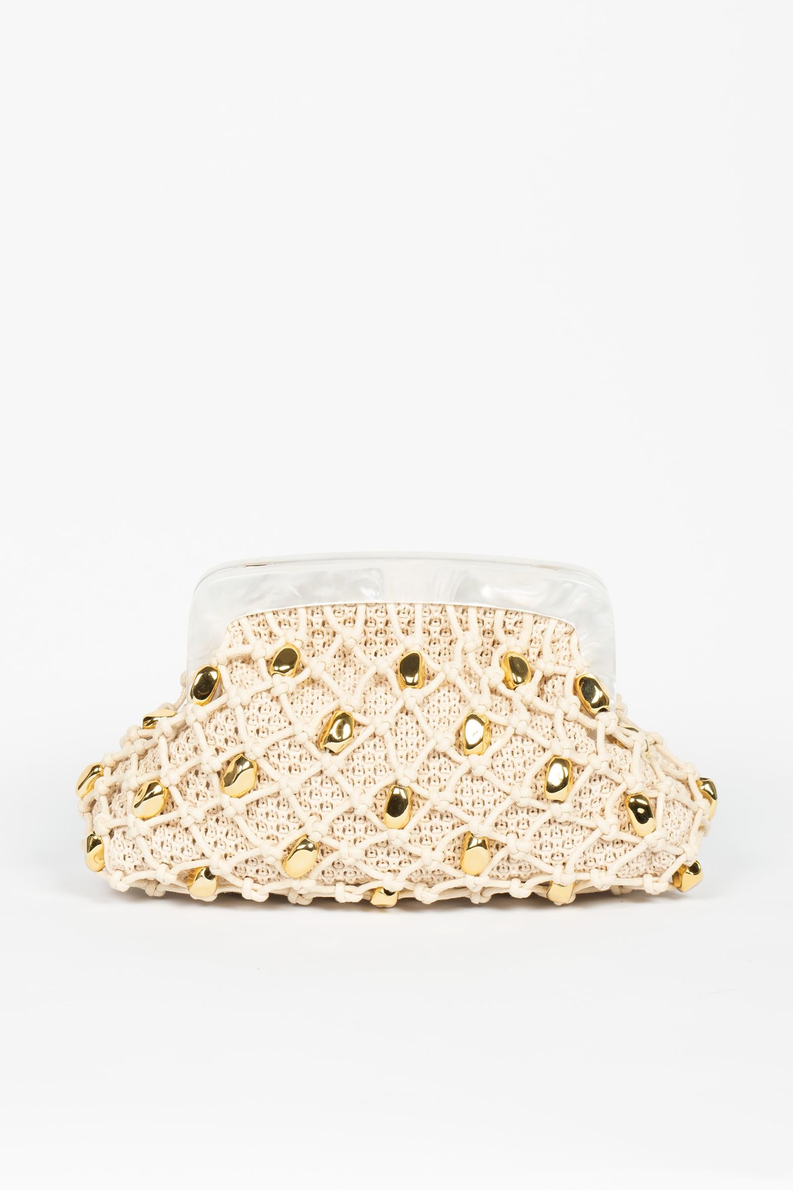 pouch in rete e dettagli oro 'fascia' FASCIA 003 MARELLA 