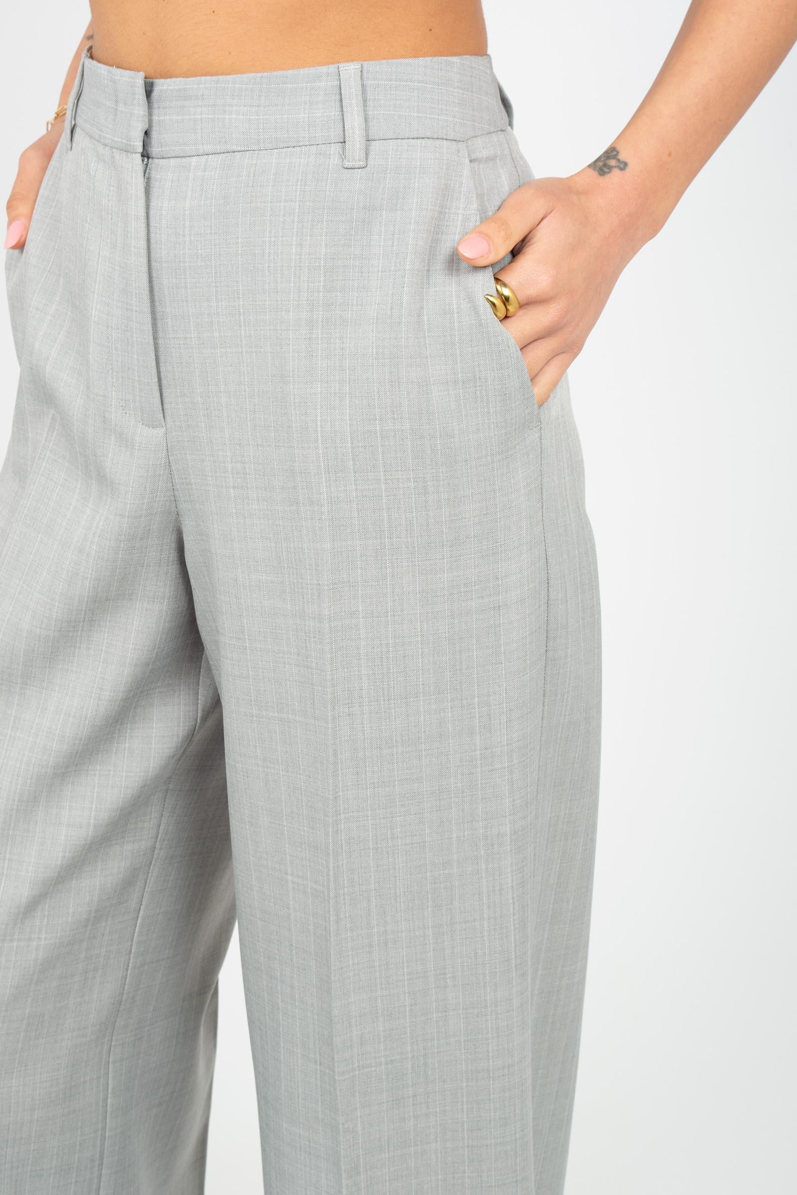 pantalone in tessuto gessato 'giunchi' GIUNCHI 001 MARELLA 