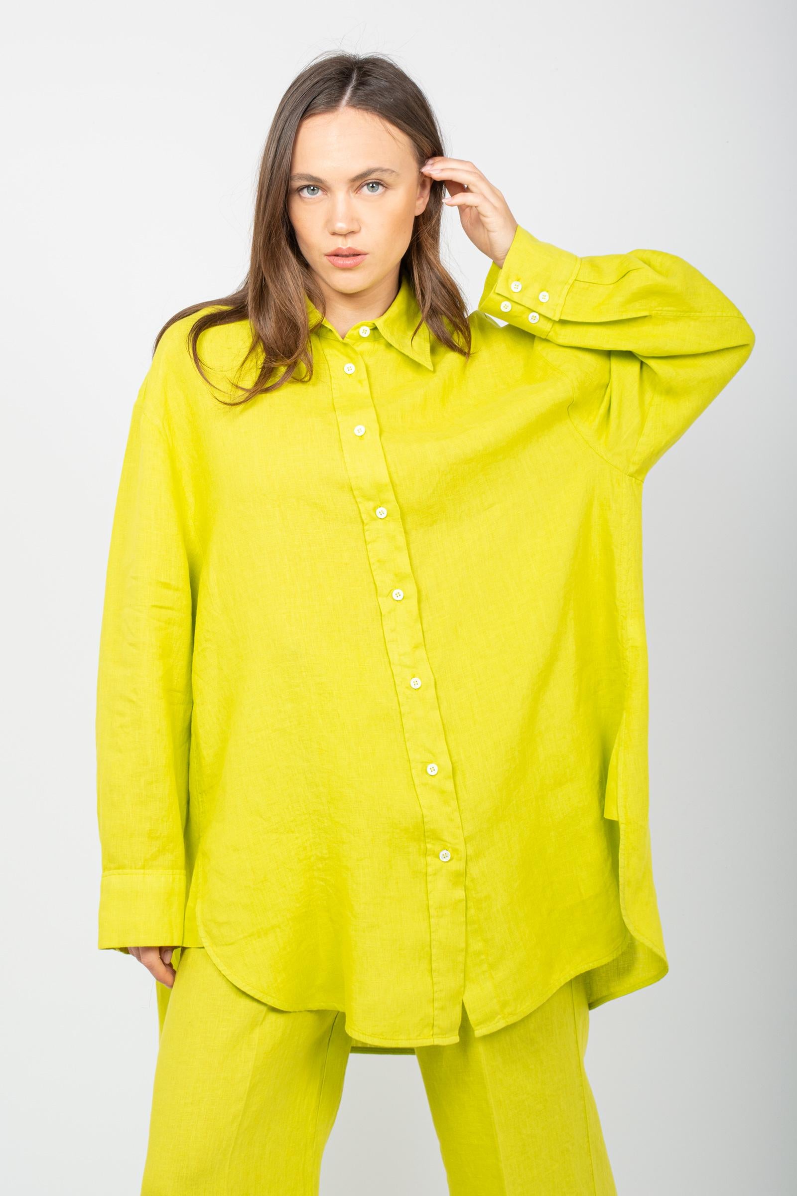 camicia in lino LS467S01 225 DRUMOHR 