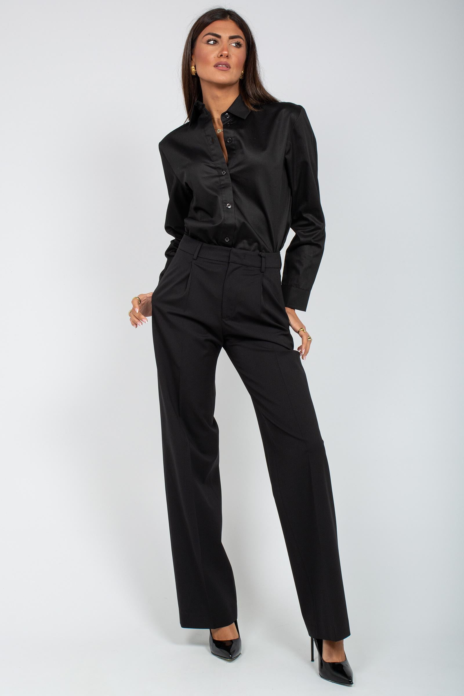 Camicia in popeline di cotone 'macina' 2526116028000 007 MM - MAX MARA 