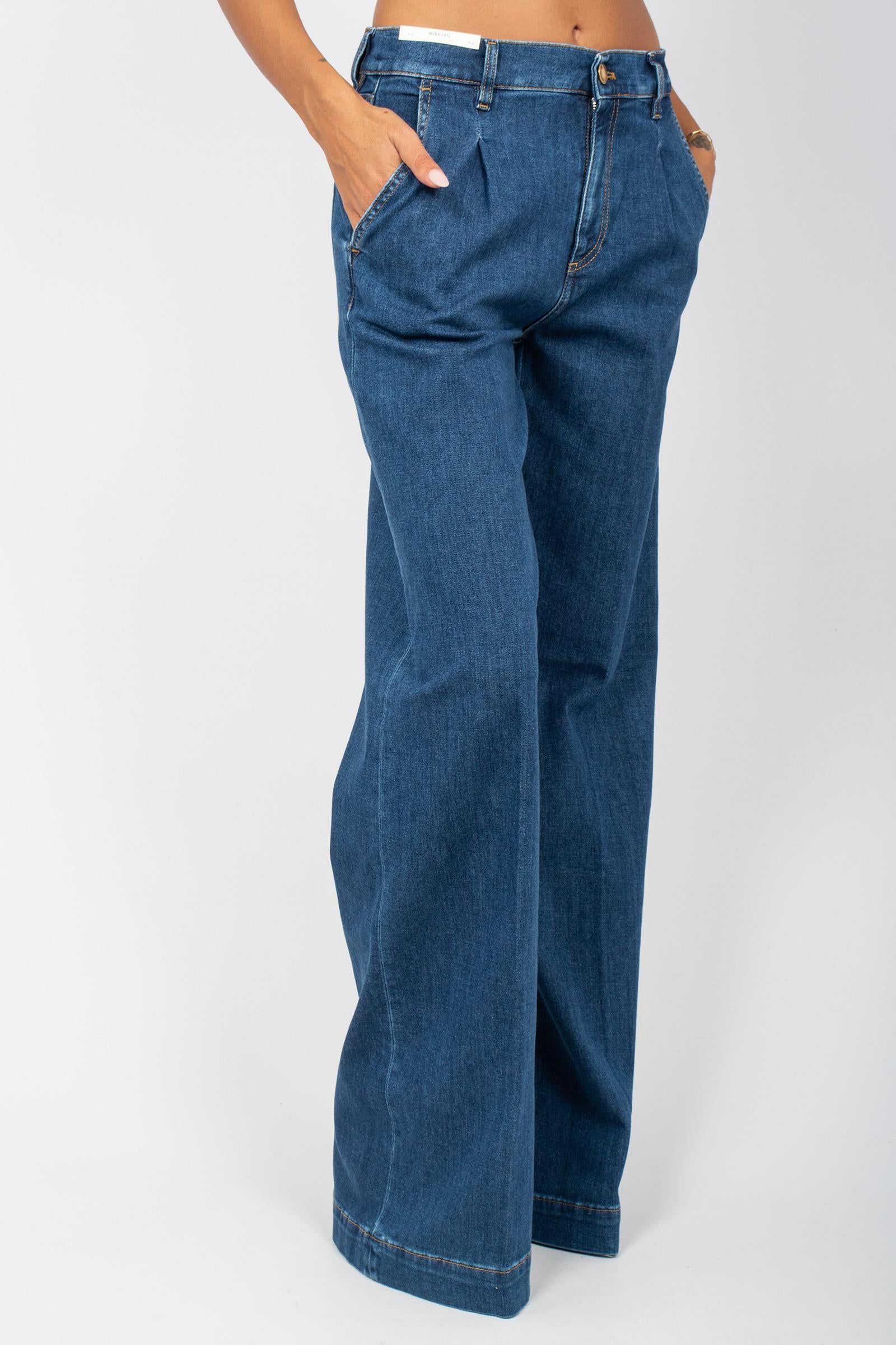 denim in cotone stretch 'poppy' C1VPPYZ0 CA5940MI13 PT TORINO DENIM 