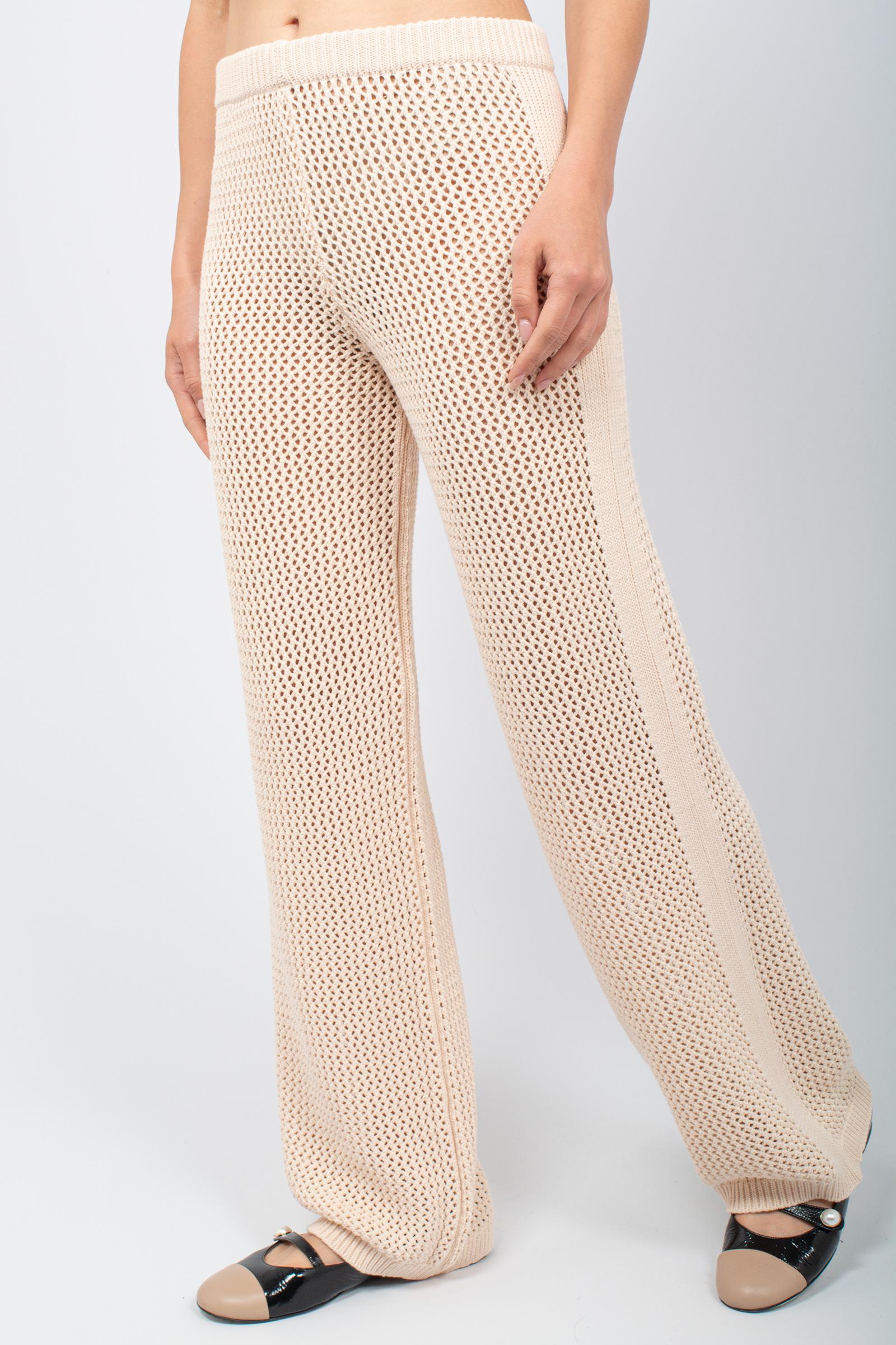 pantalone a rete di cotone L5V7713D 300 DRUMOHR 