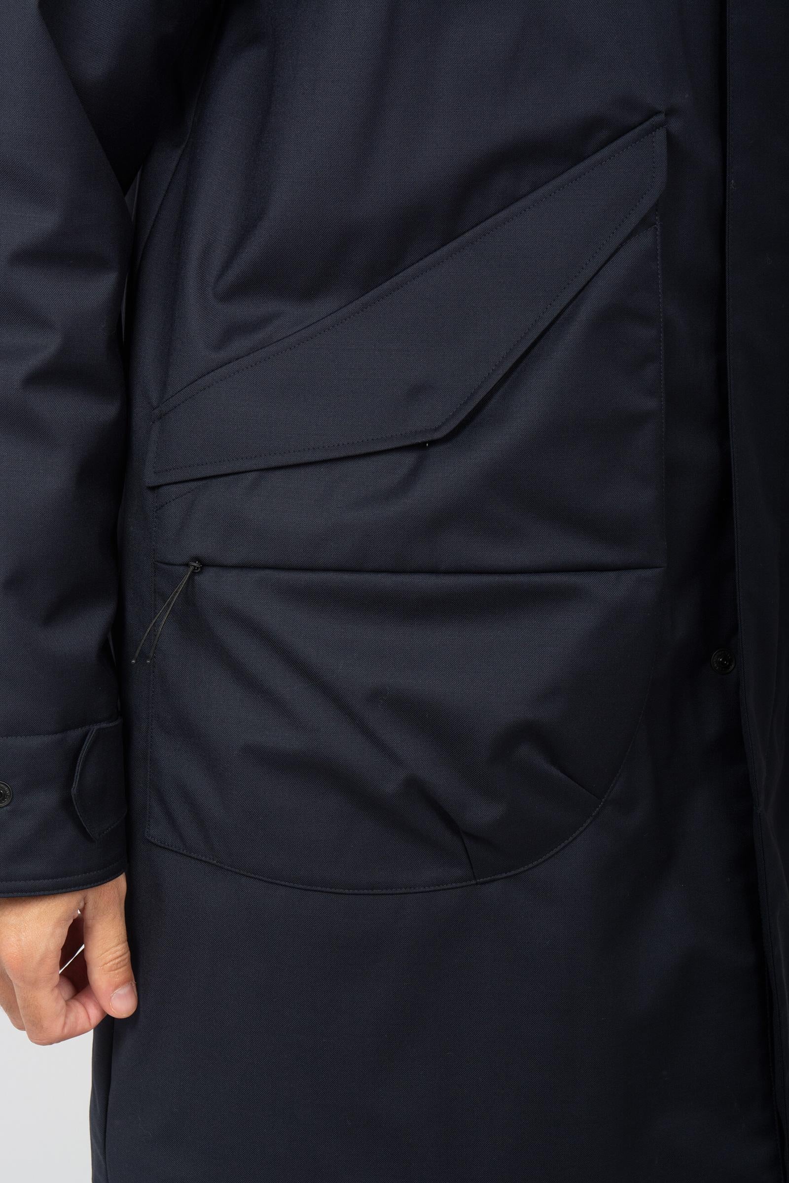 cappotto in misto lana tecnica 'ragu' B51PURAGUTWO 205 PALTO' 