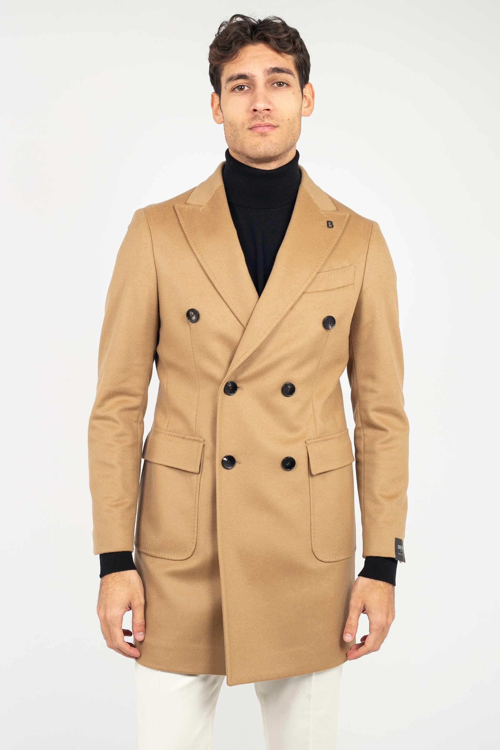 cappotto doppio petto in panno di lana vergine A4LIONEC100 100 BRERAS 