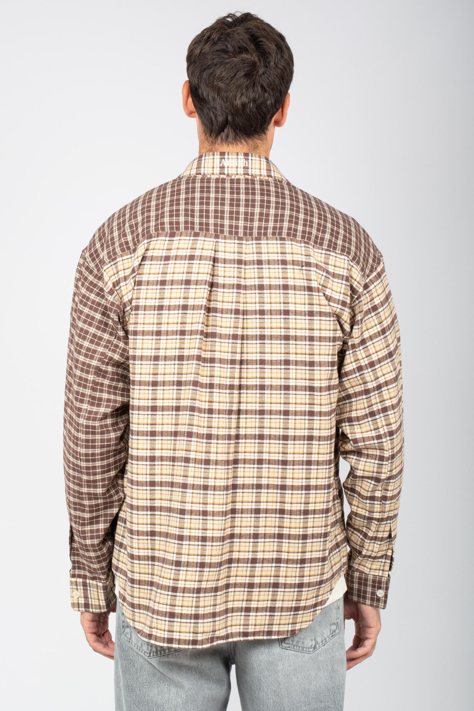 camicia in cotone mix patch AMU148CN400124 C0241 AMISH 