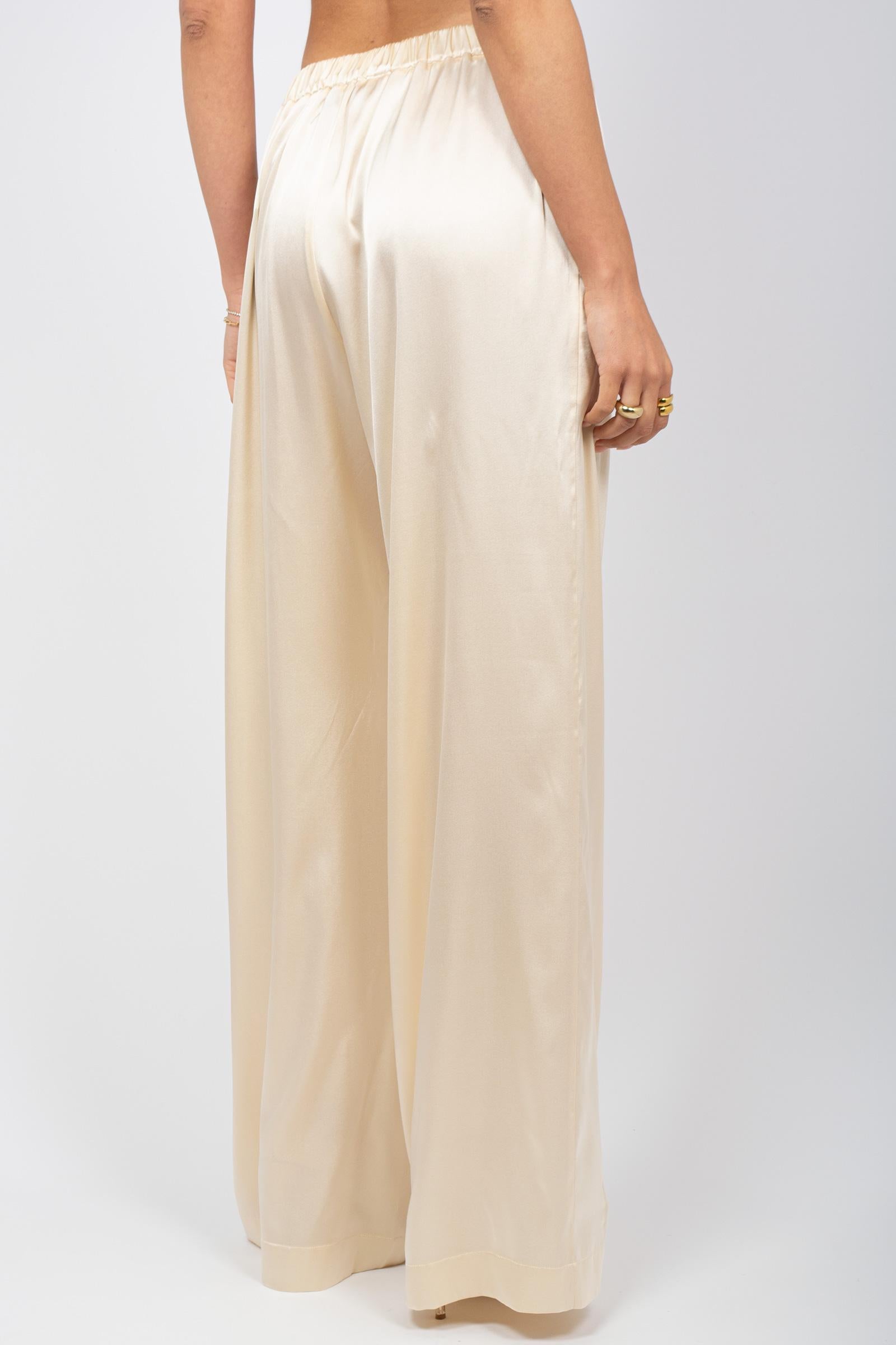 pantalone pijama in seta B55061 51 ROBERTO COLLINA 