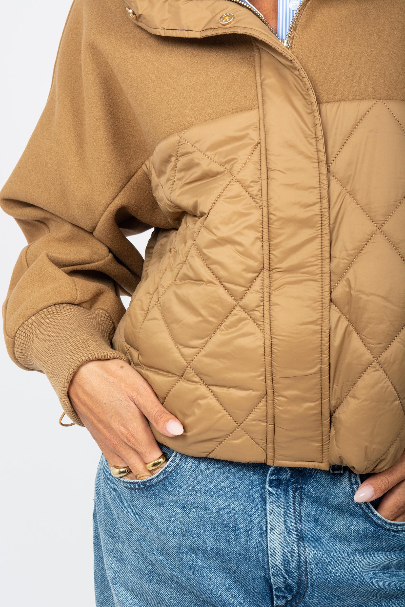 giacca piumino in lana e nylon R122R002130N 12 DIANA GALLESI 