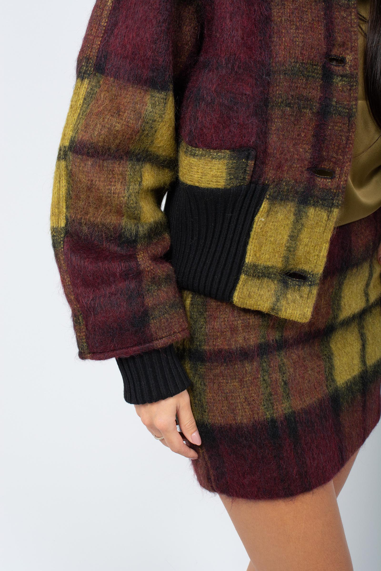 giacca tartan in misto mohair 253F60008 36 ROBERTO COLLINA 