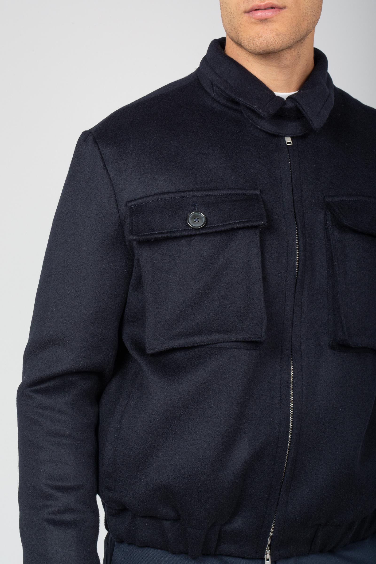 bomber in panno di lana TL2FBK110TOR LB060360 PT TORINO 