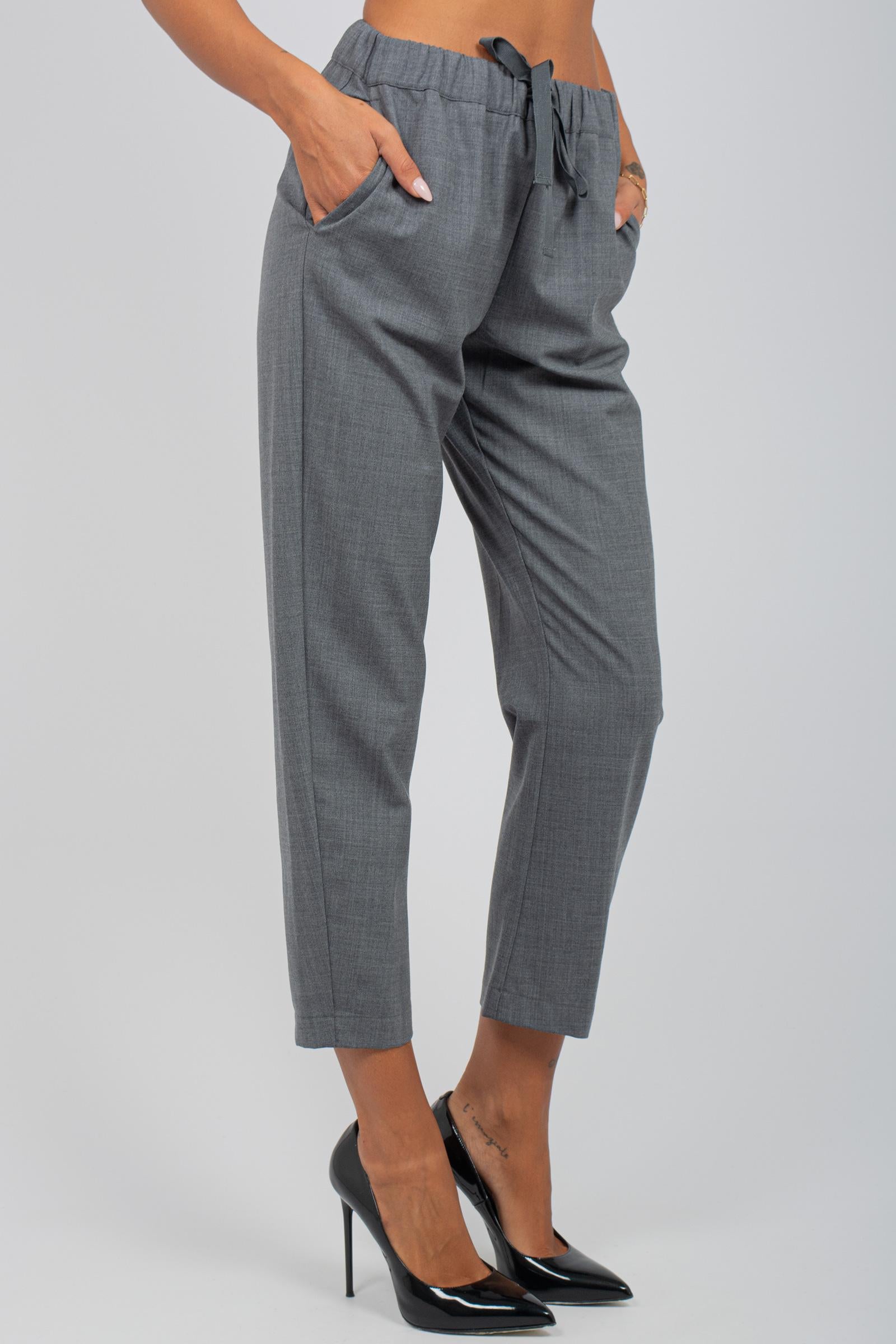 pantalone in misto lana 'buddy' Y5WI35 X92 SEMICOUTURE 