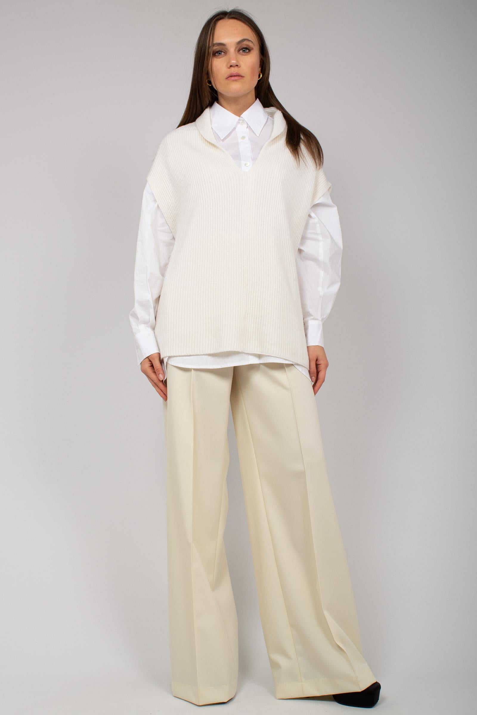 gilet in lana costa inglese TL4SGT200ICH 46MGR0010 PT TORINO 