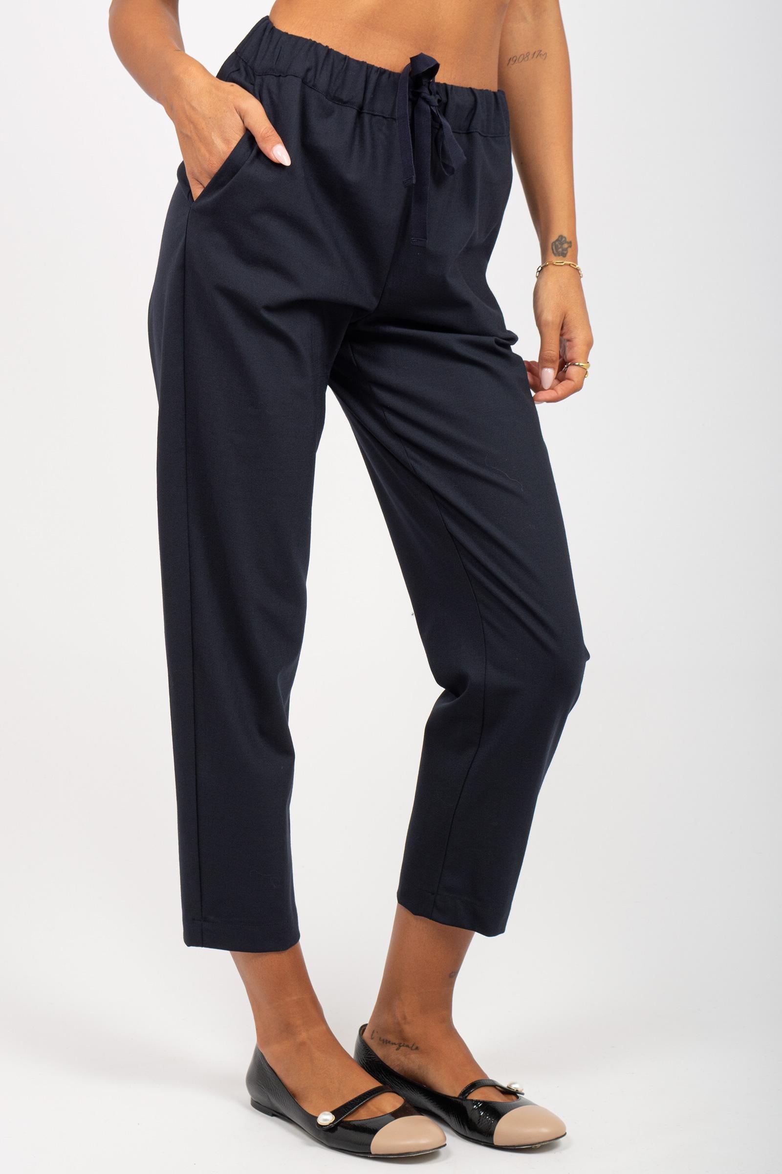 pantalone in misto lana 'buddy' Y5WI35 K92 SEMICOUTURE 