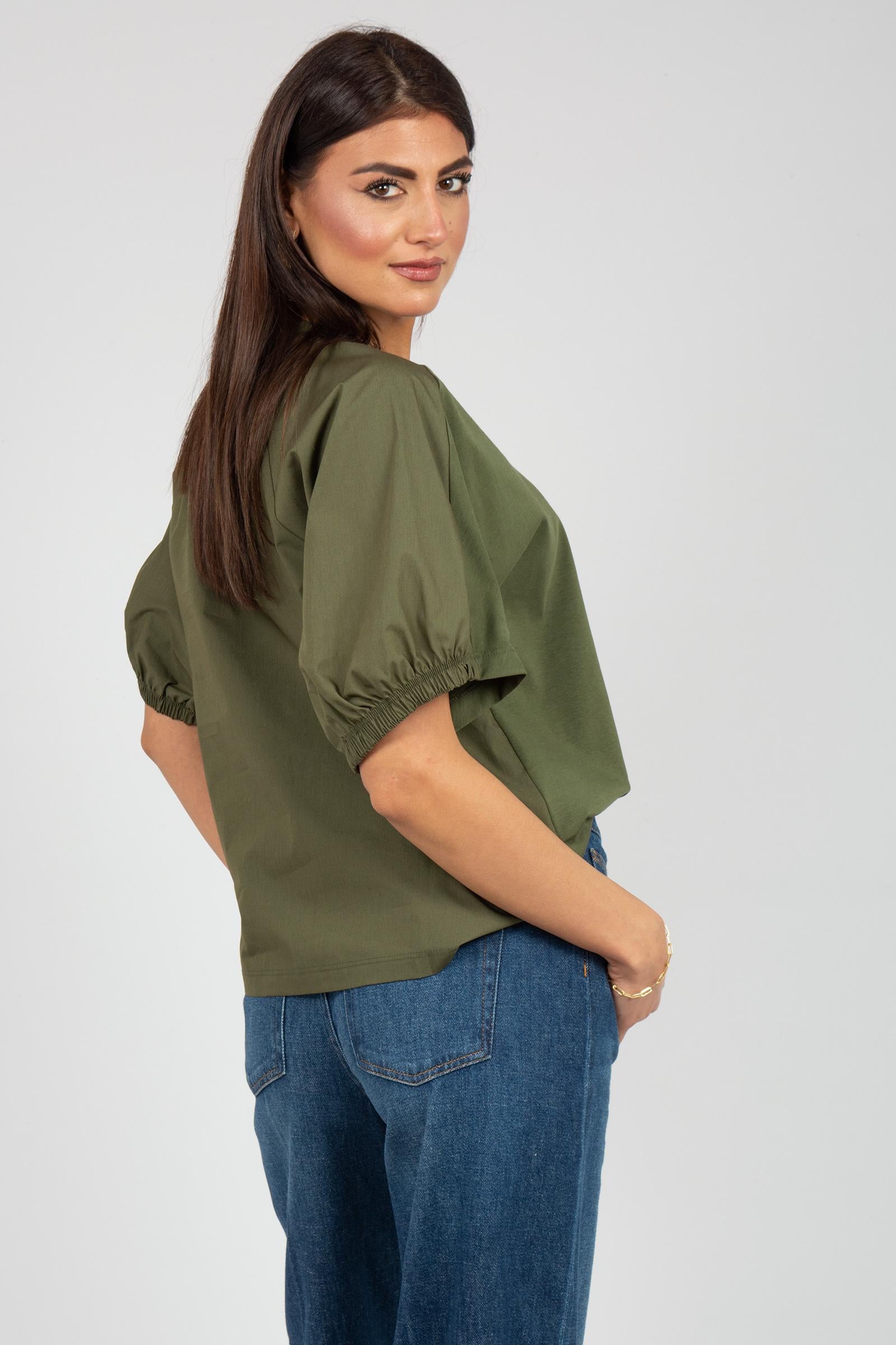blusa in cotone 'cellula' 2616941028600 004 MM - MAX MARA 