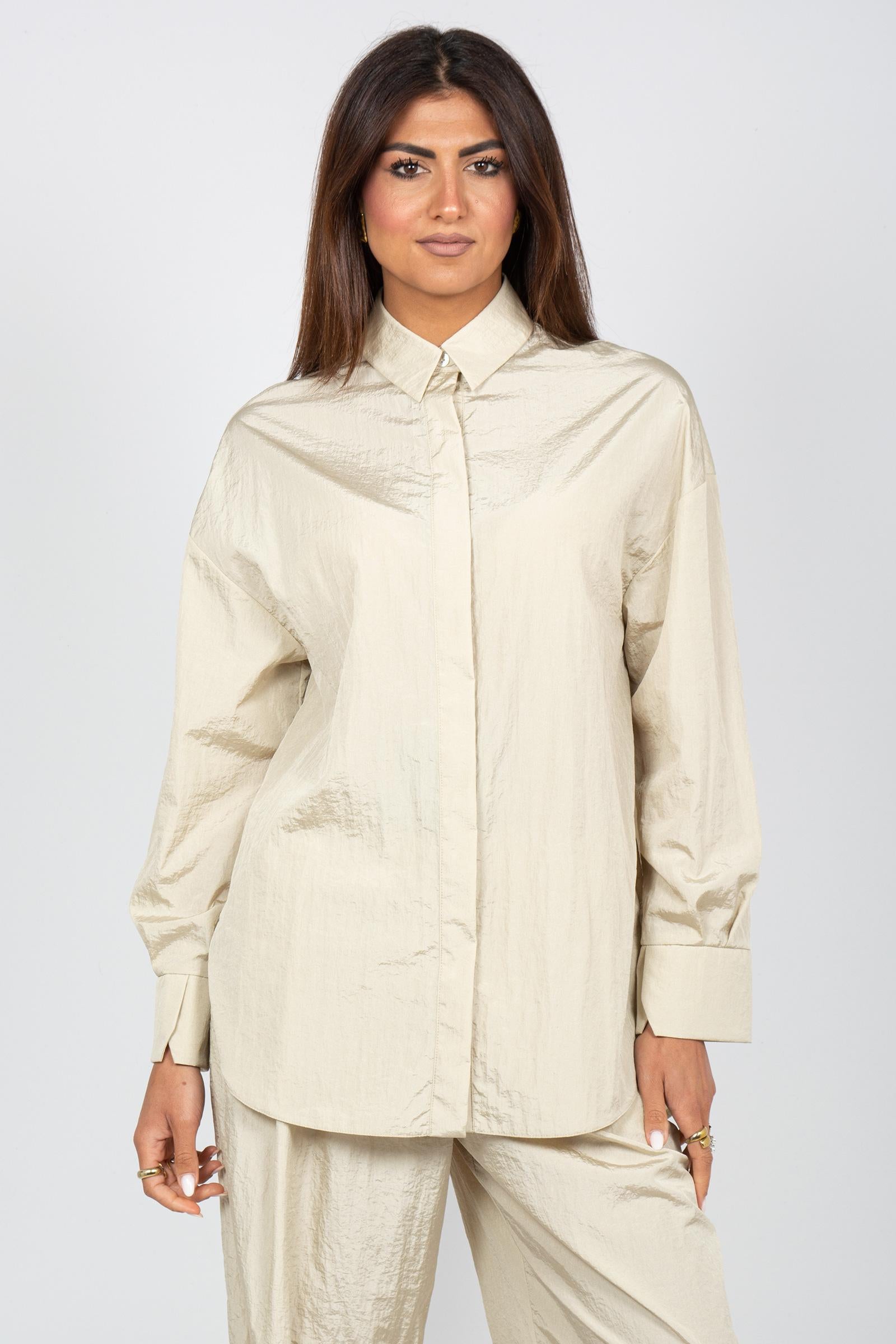 camicia in nylon 'platani' 2616191027600 004 MM - MAX MARA 