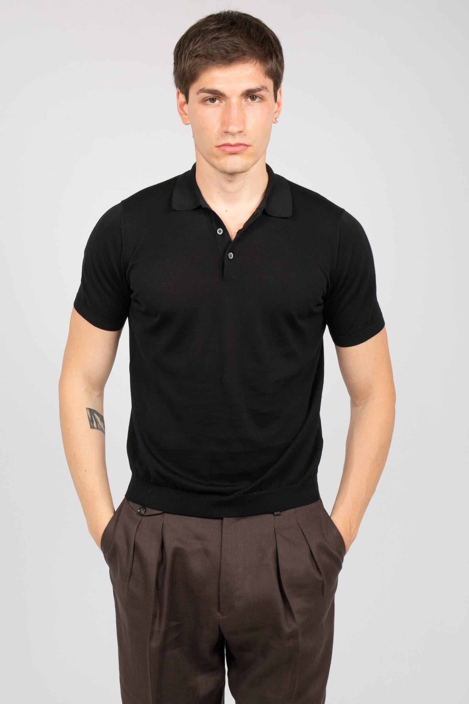polo in cotone rasato D0GN202 690 DRUMOHR 