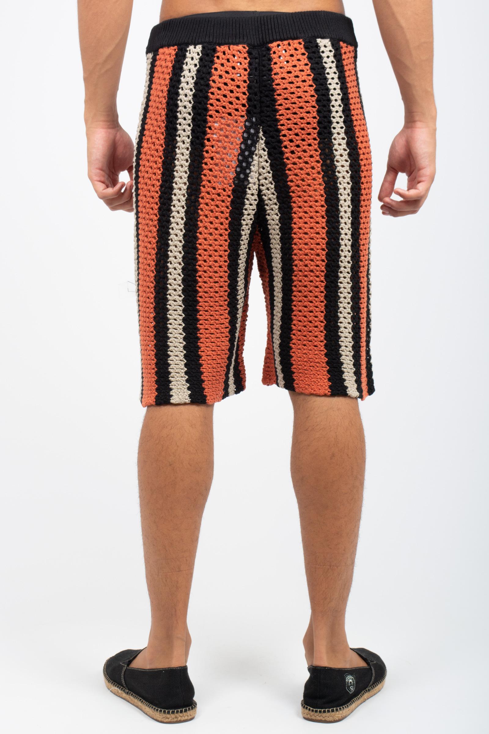 pantalone corto in filo B9D0047D MULTI AMARANTO 