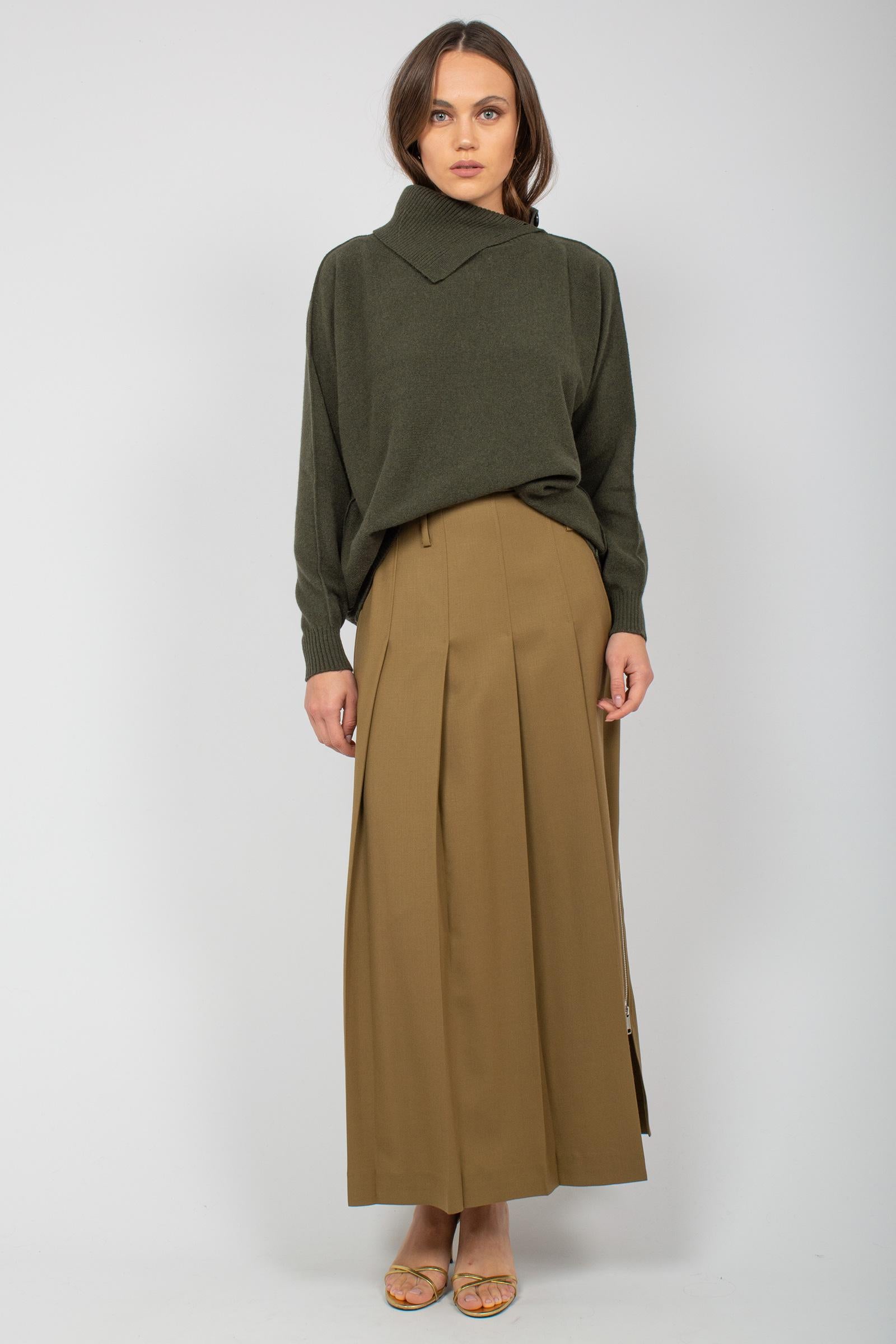 mezzo collo in lana merinos 61160 17 D.EXTERIOR 