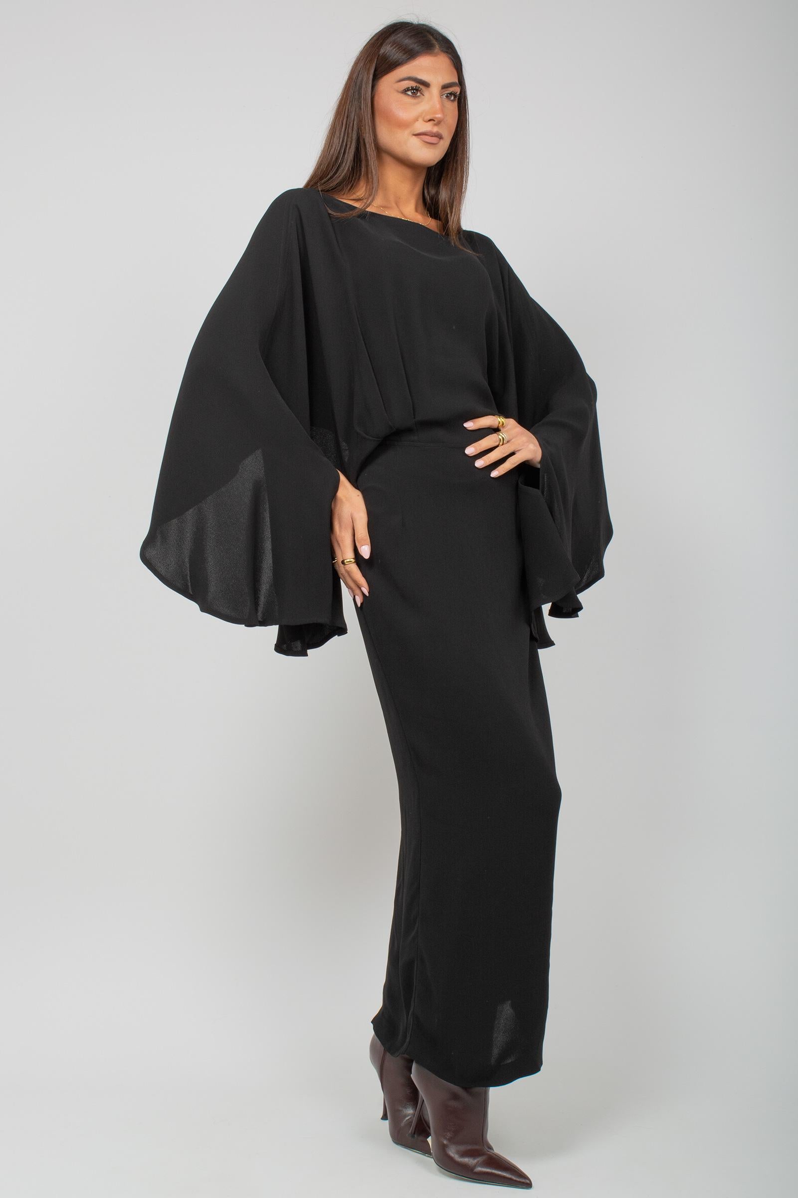 abito mantella in cadis 'asuncion' S5WP11 Y69 SEMICOUTURE 