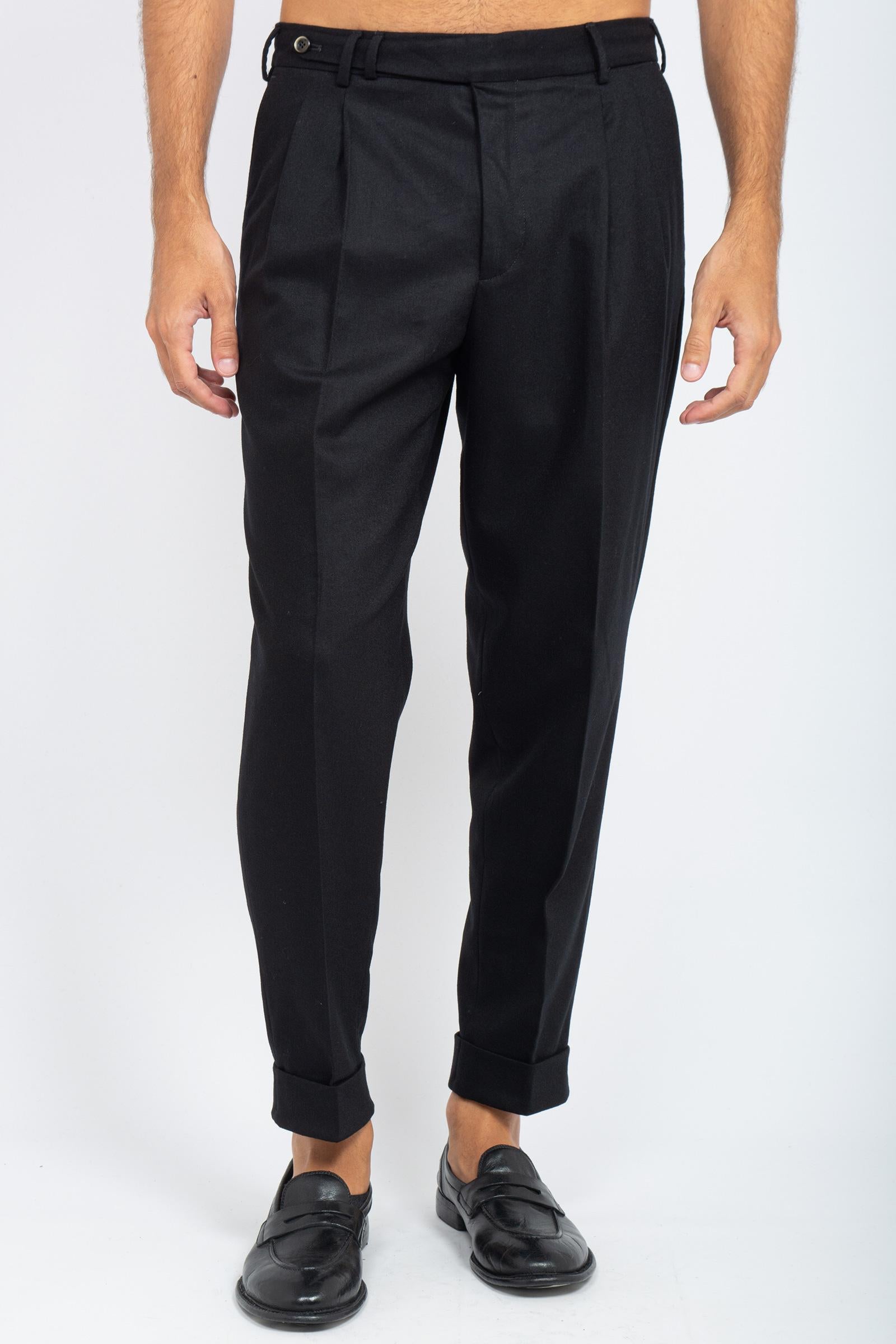 pantalone in misto lana 'carrot' COZFCLZB0CL1 TO030990 PT TORINO 