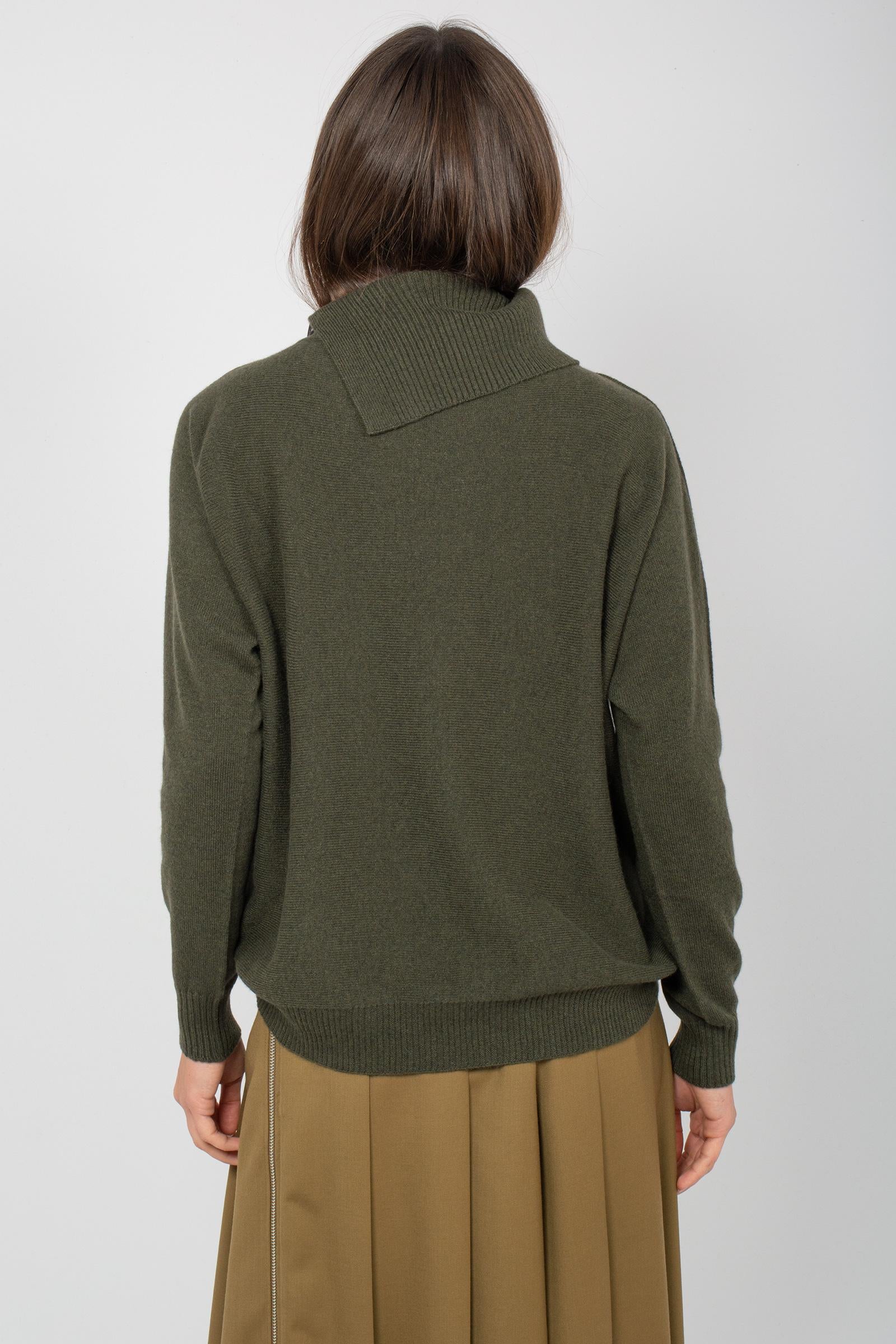 mezzo collo in lana merinos 61160 17 D.EXTERIOR 