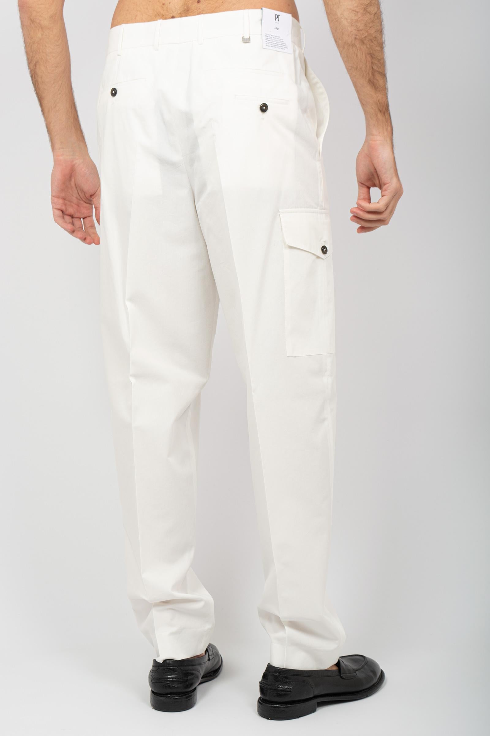 Pantalone in cotone e viscosa &#39;wide&#39; C0ASAFZL0FWD BP760010 PT TORINO 