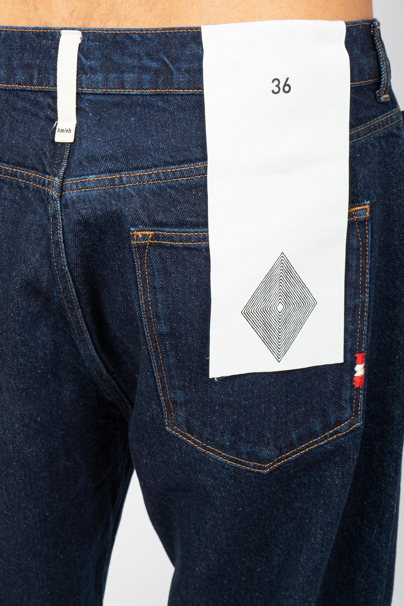 jeans in denim di cotone 'jeremiah' AMU001D5700021 C0999 AMISH 