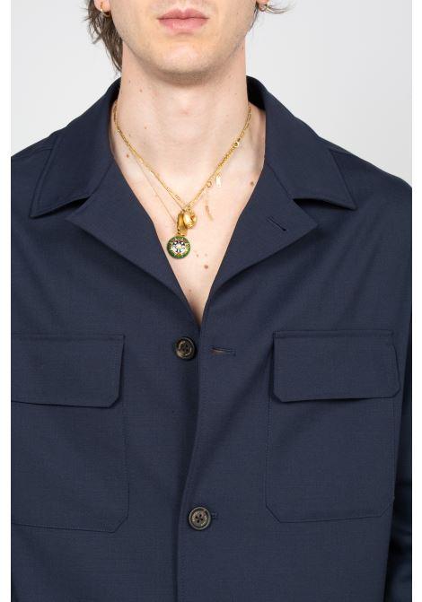 overshirt in polylana 'quatar' QUATARSELED7 803 BAGNOLI 