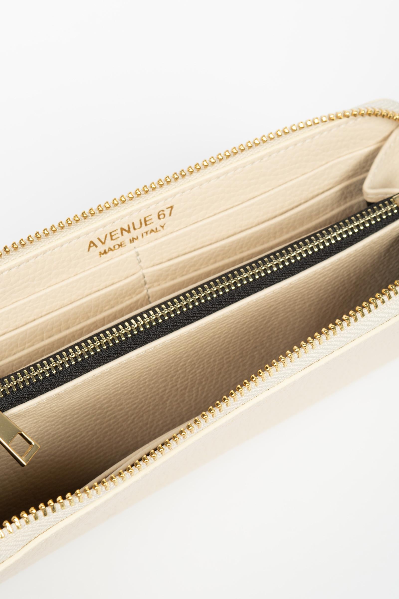 portafoglio con zip in nappa 'sam' SAMDOLLARO TORTORACHIARO AVENUE 67 