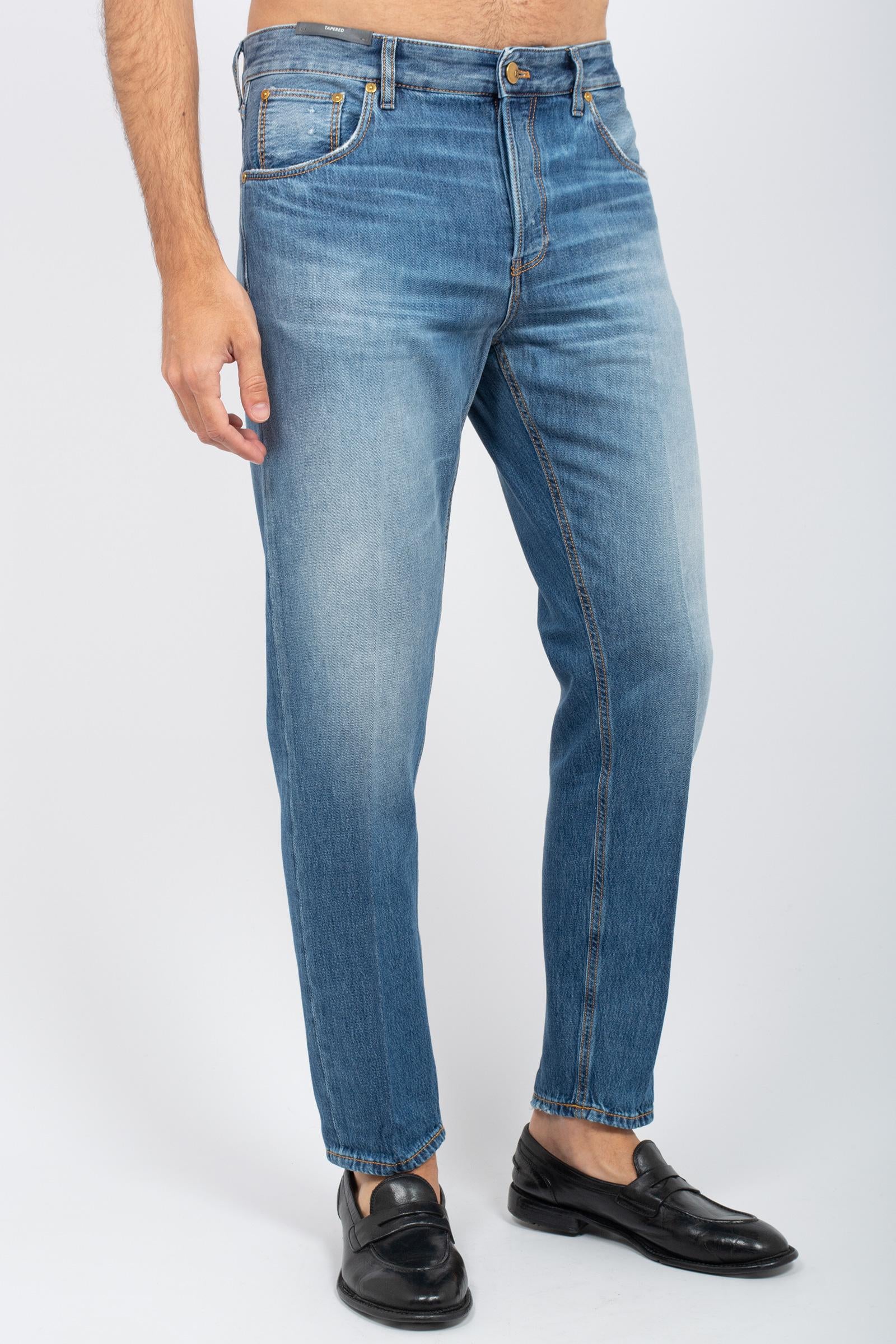 denim in cotone stretch 'raggae' C5TP05B0 CA5620MM90 PT TORINO DENIM 