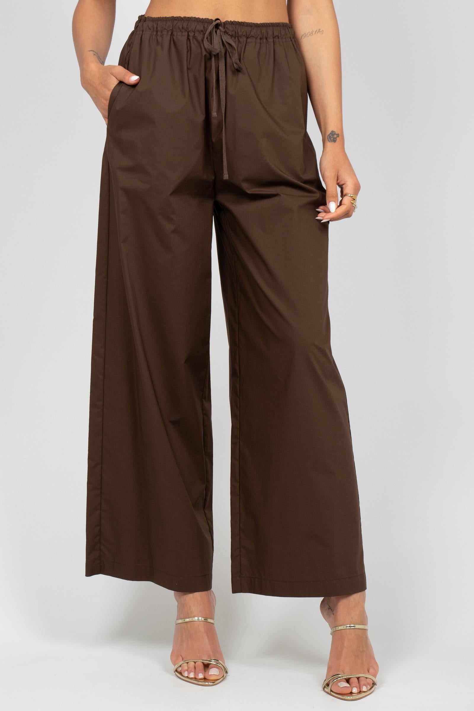 pantalone ampio con coulisse ACQUADD05 843 DOUUOD 