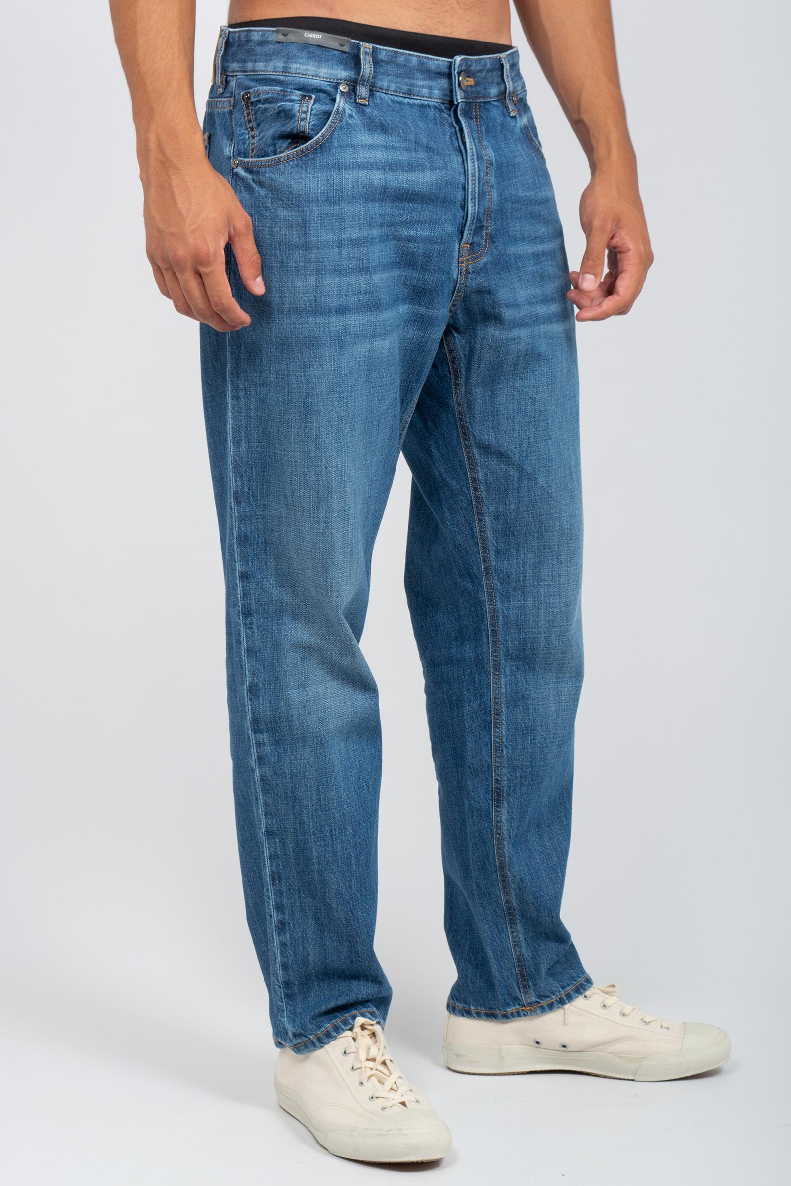 denim in cotone stretch 'carrot fit' C5RP05BO OA5010MI02 PT TORINO DENIM 