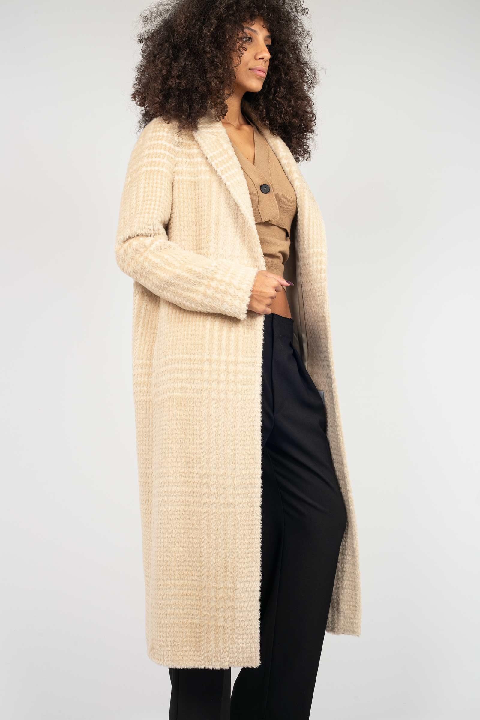 cappotto in alpaca pied de poule 9300264319 874 TARDIA 
