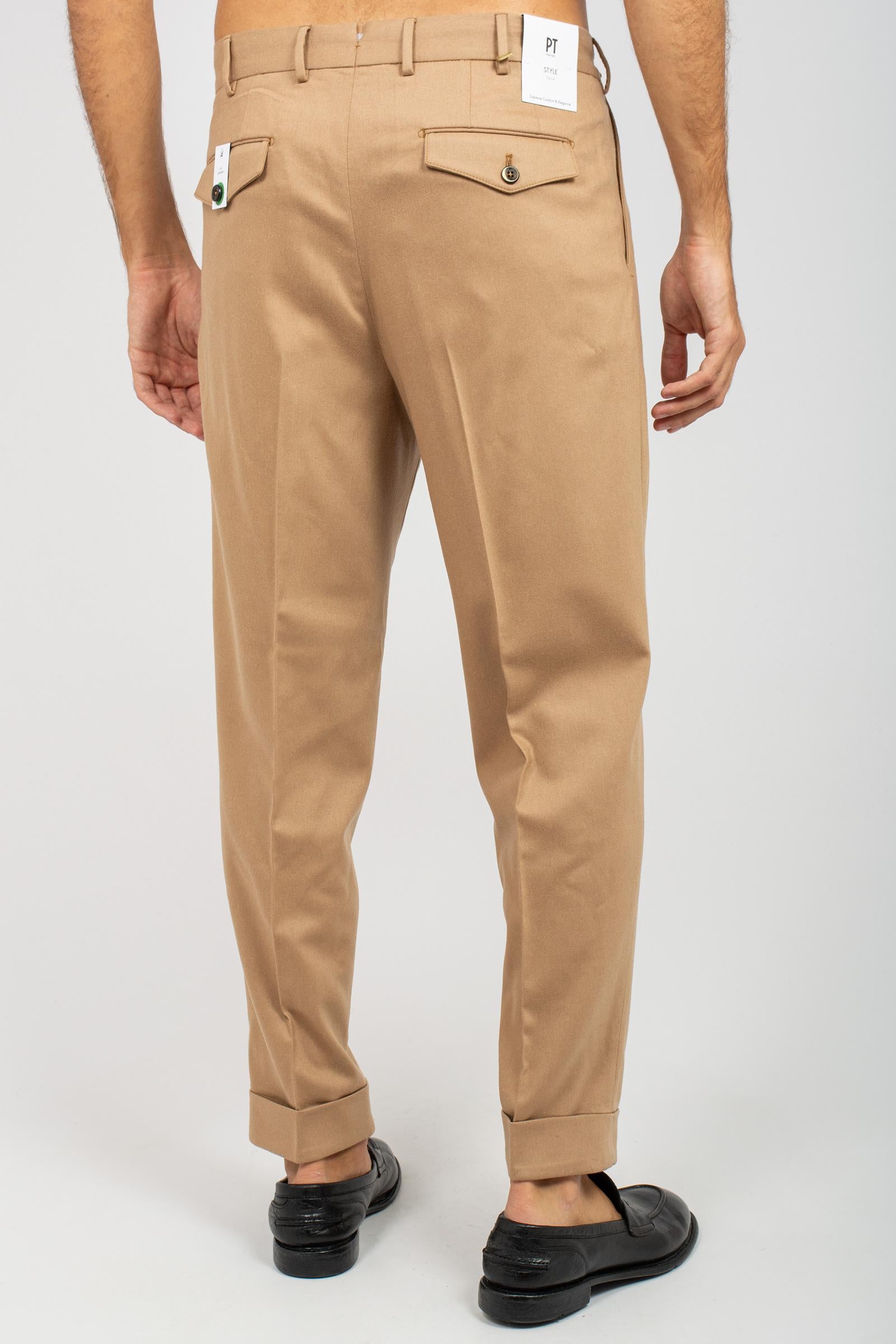 pantalone in misto lana 'carrot' COZFCLZB0CL1 TO030080 PT TORINO 