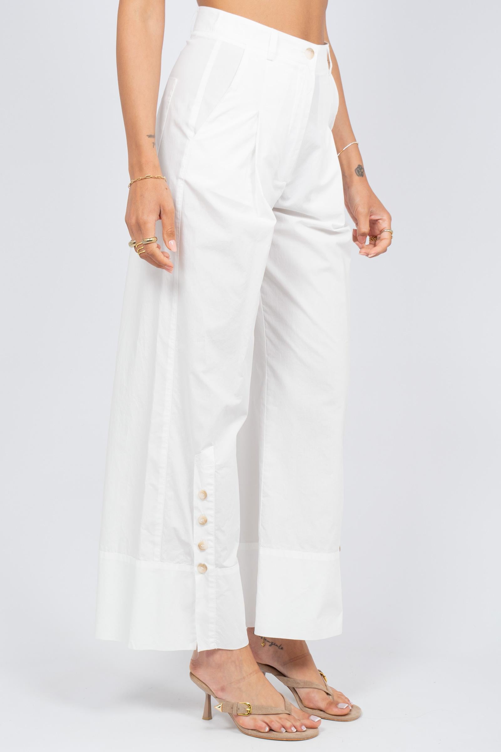 pantalone ampio in cotone VELUR307 1356 HANAMI D'OR 