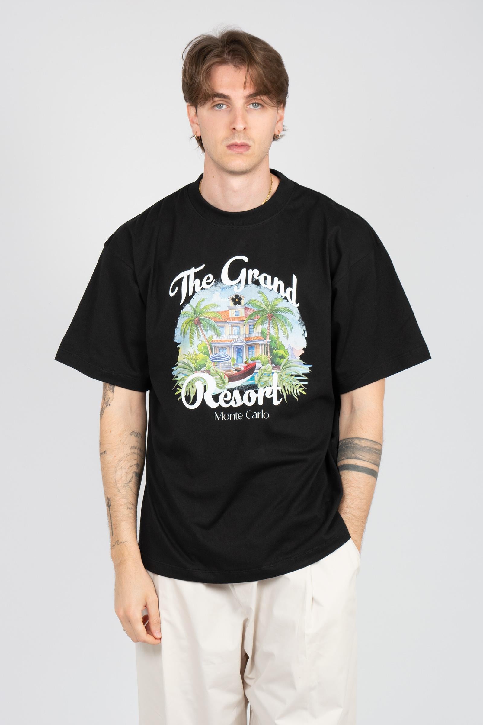 t-shirt in cotone con stampa S6PKUATH159 110 A PAPER KID 