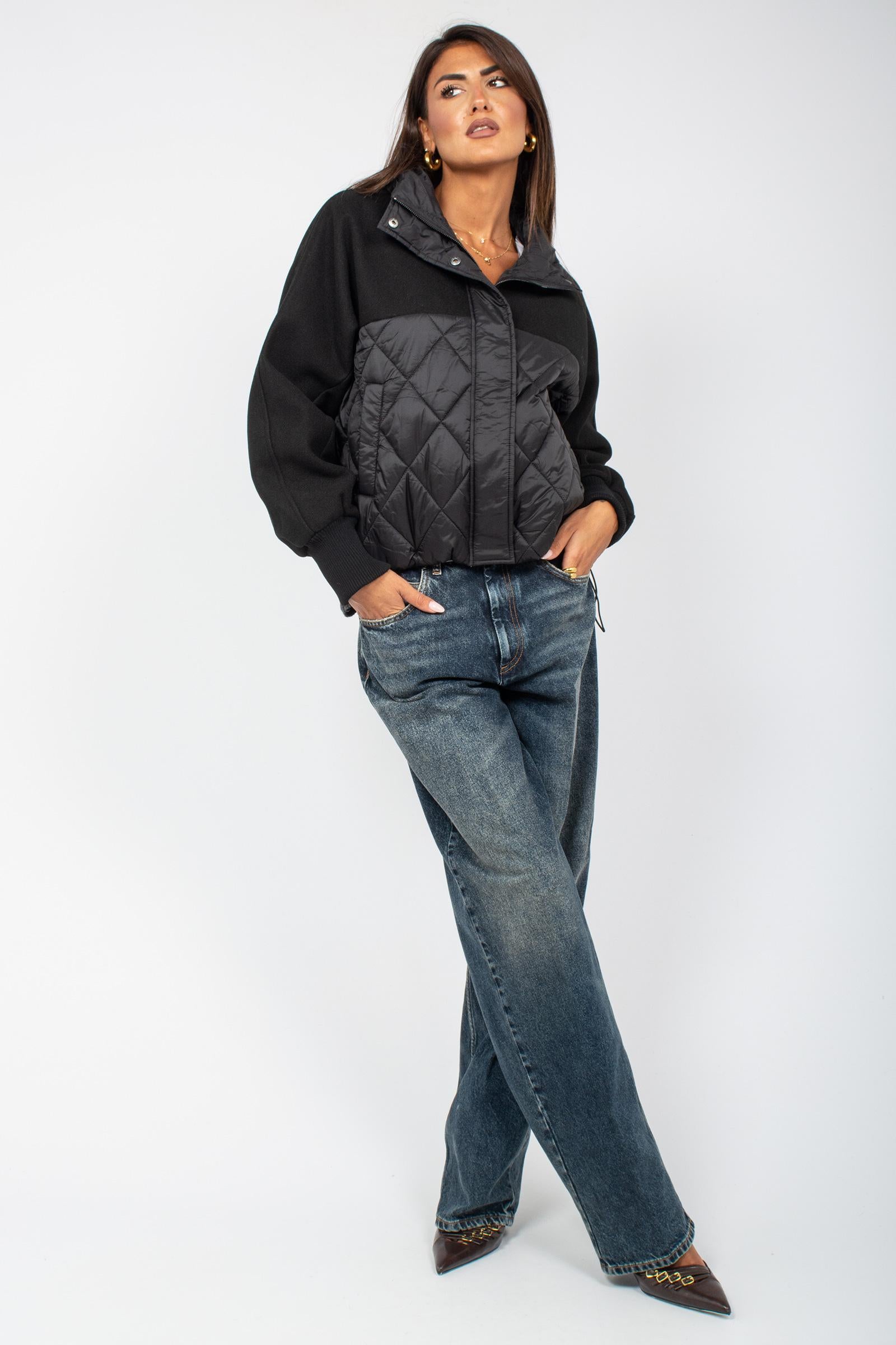 giacca piumino in lana e nylon R122R002130N 33 DIANA GALLESI 