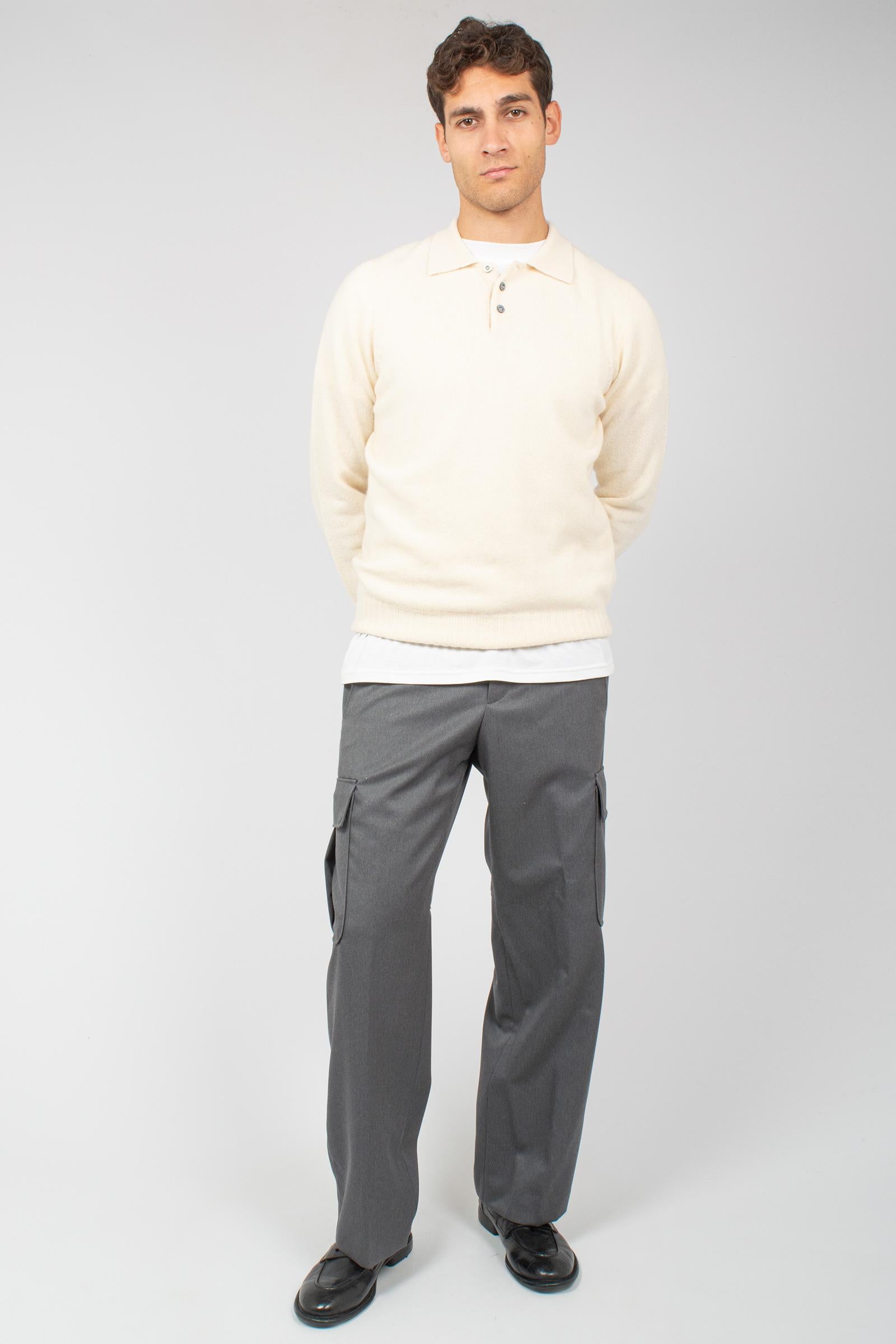 polo rasata in lambswool D4W145L 125 DRUMOHR 