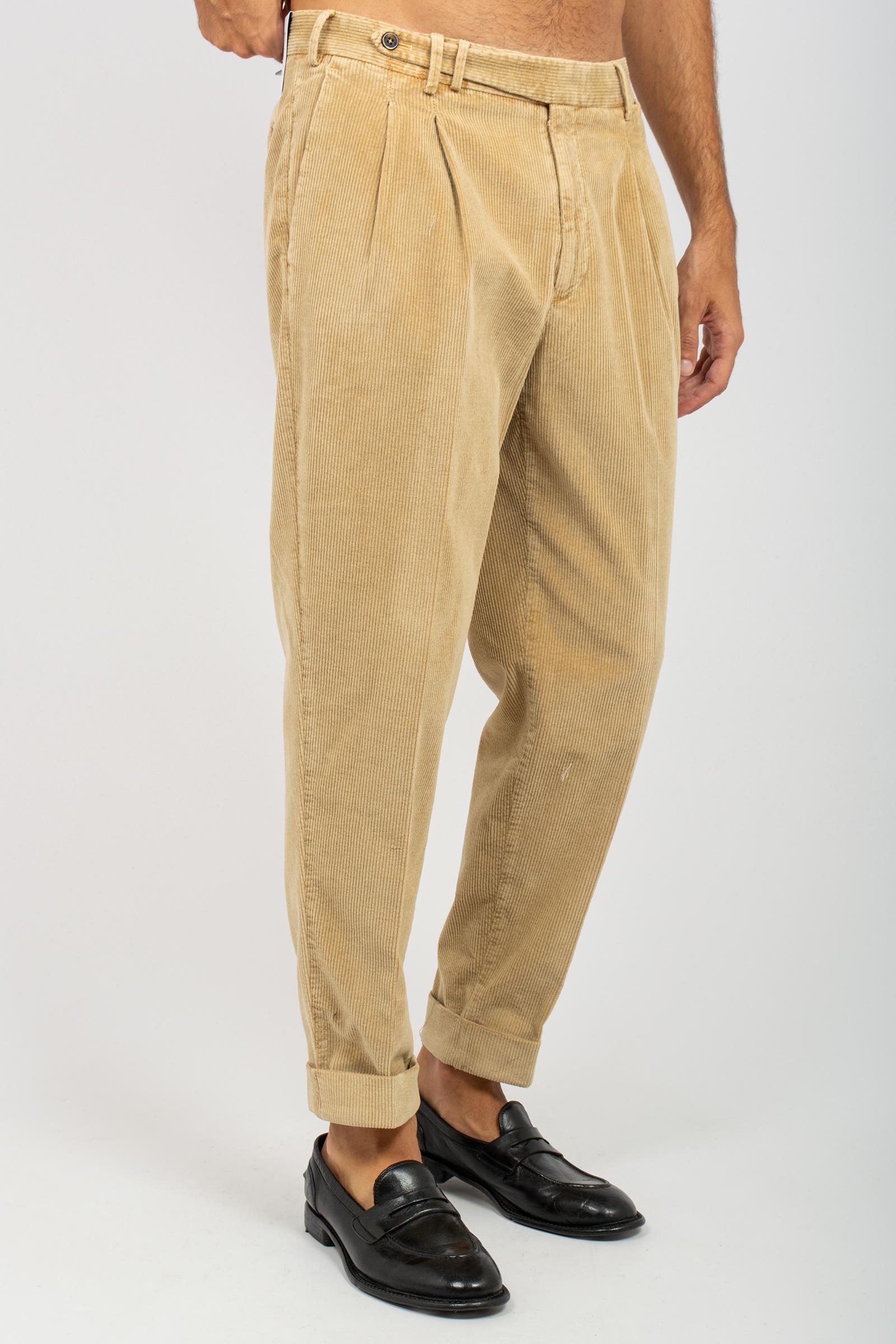 pantalone in velluto 'carrot' COZTCLZB0CL1 TU87N845 PT TORINO 