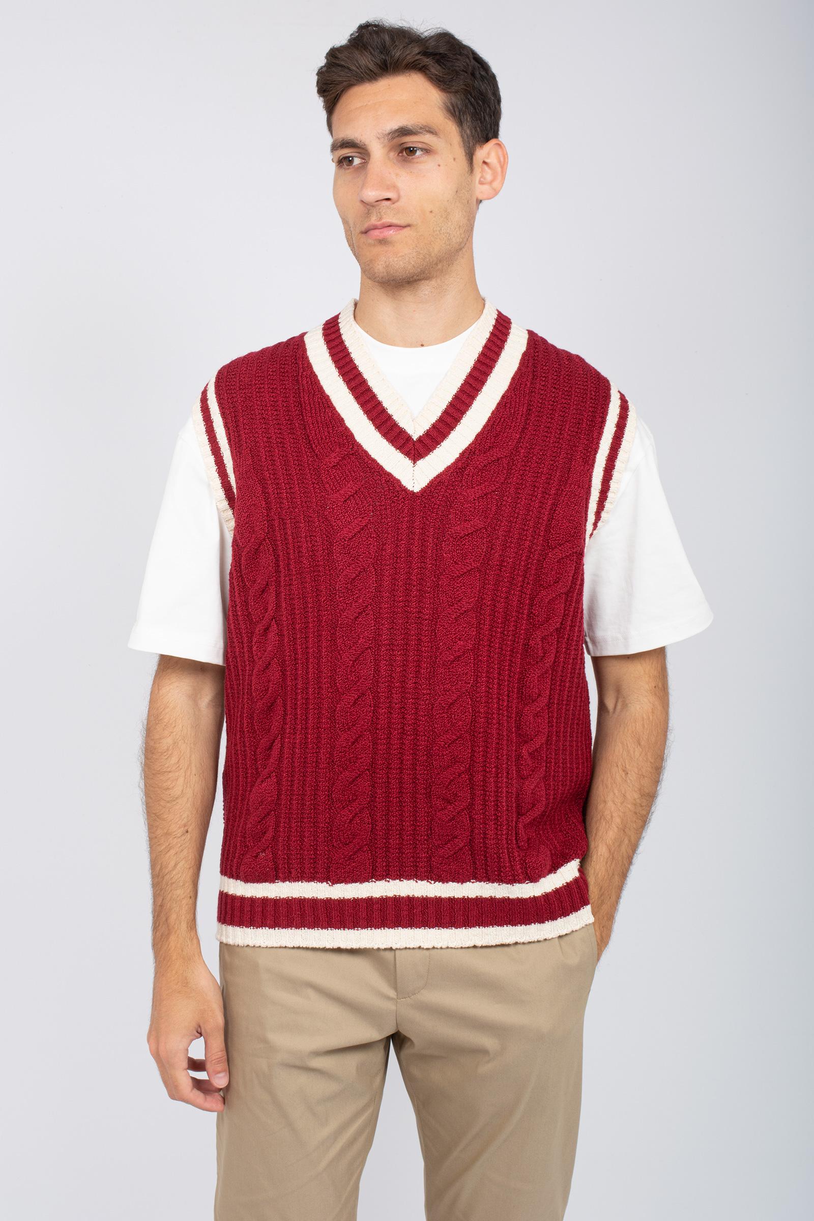 gilet tennis in cotone D5C464TE 006 DRUMOHR 