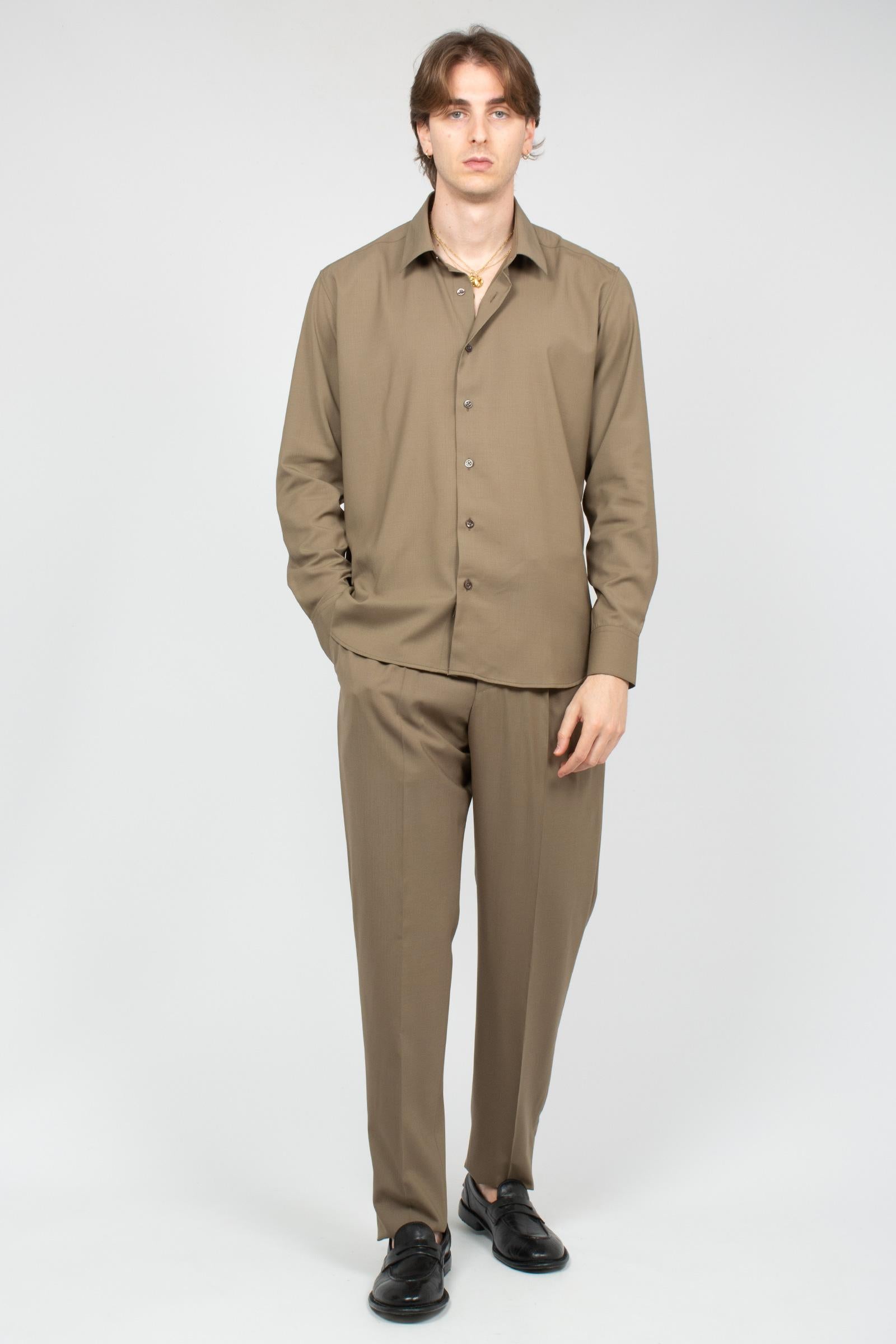 pantalone in lana vergine 'union fit' COZSUFZA0CL1 ZI560130 PT TORINO 