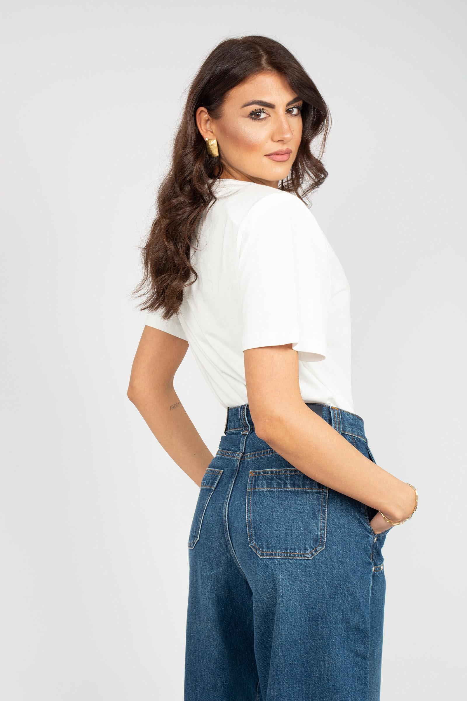 t-shirt body in cotone S26TS07 W118 WEILI ZHENG 