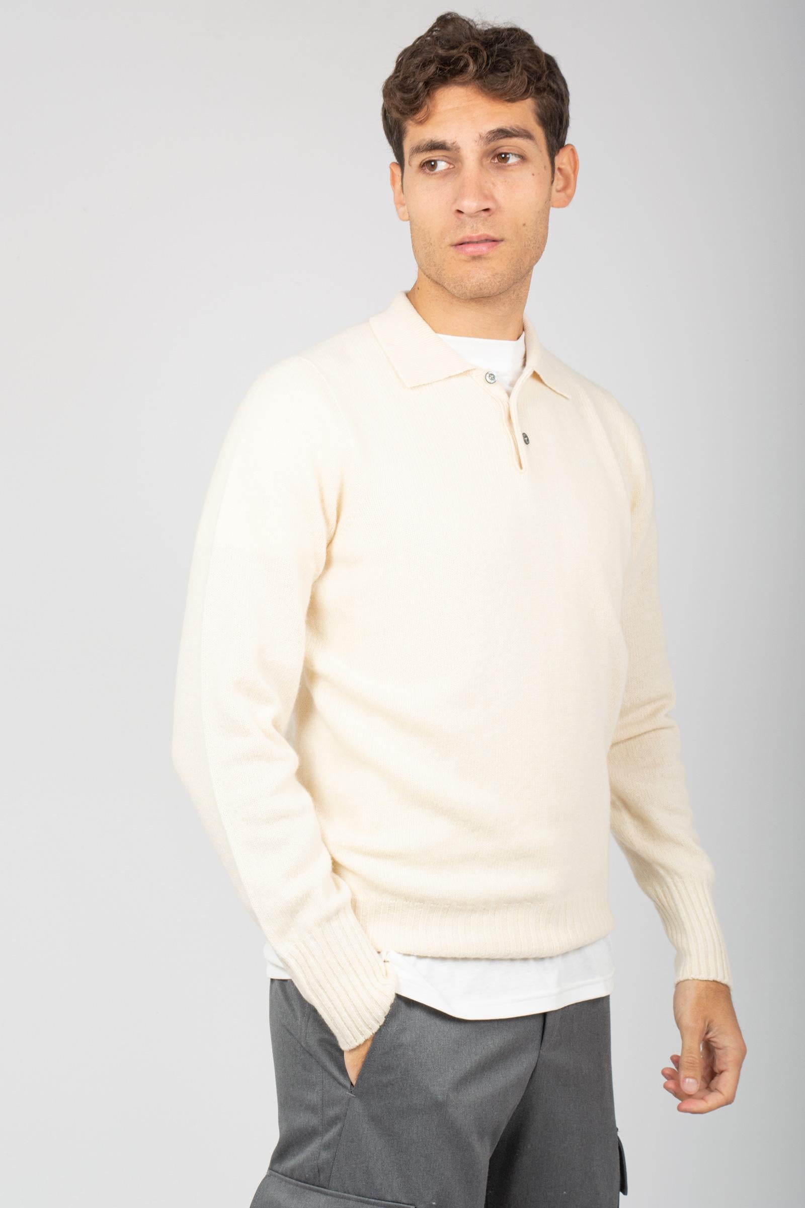 polo rasata in lambswool D4W145L 125 DRUMOHR 