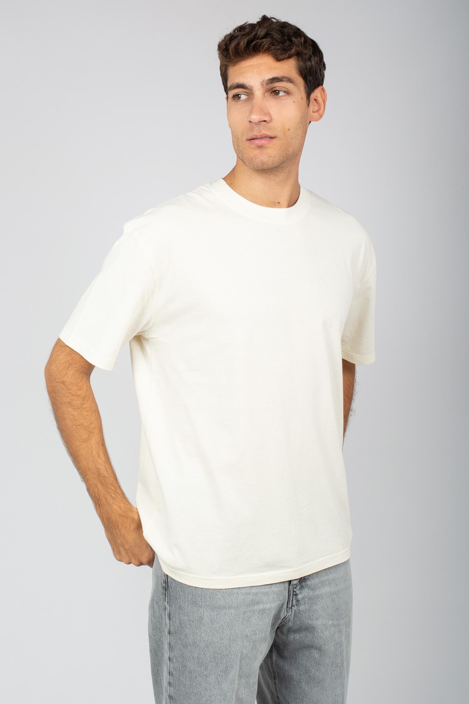 t-shirt in cotone micro logo AMU146CN21XXXX C0069 AMISH 