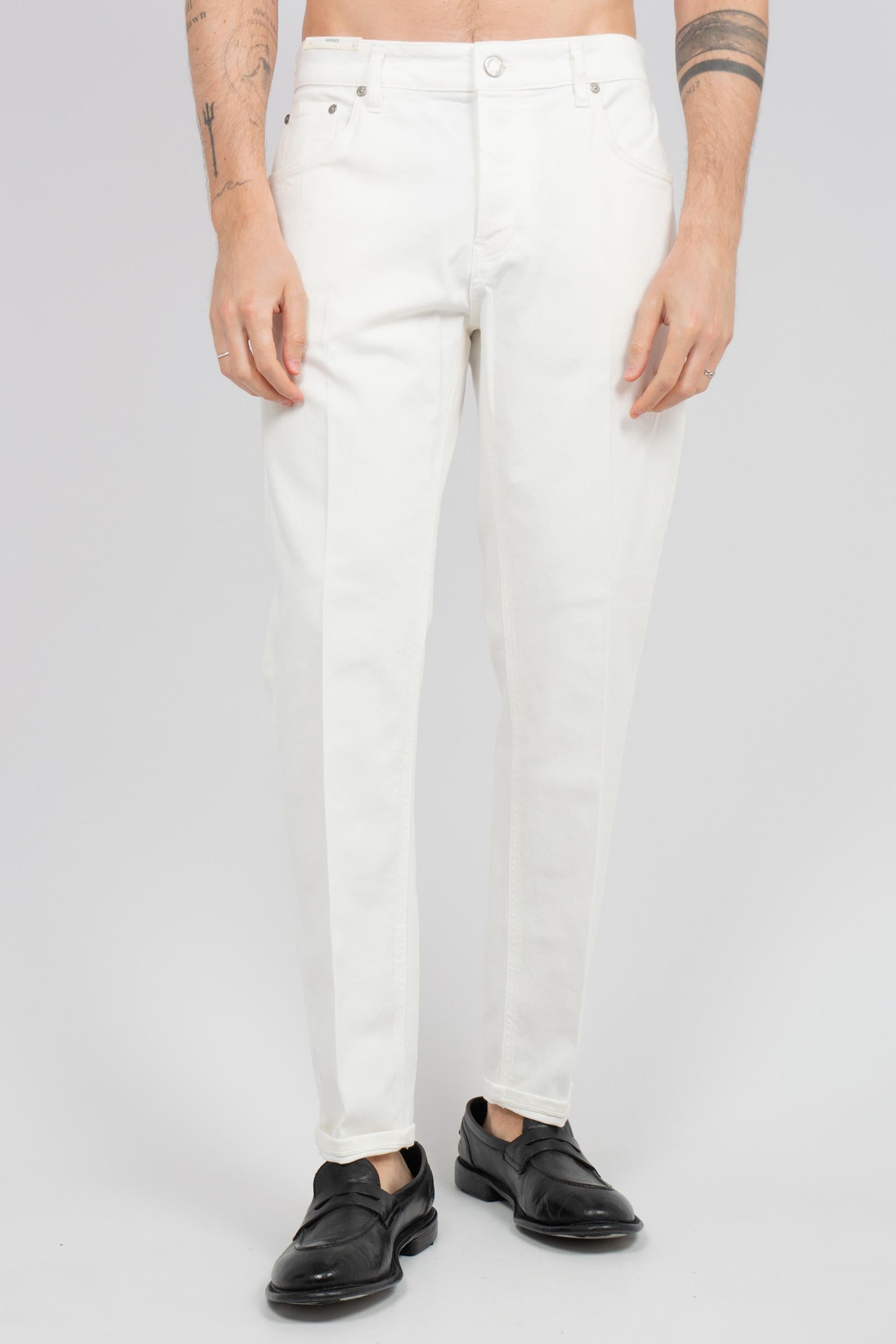 jeans in bull di cotone stretch 'raggae fit' C5TP05B0 OA14T0Y018 PT TORINO DENIM 
