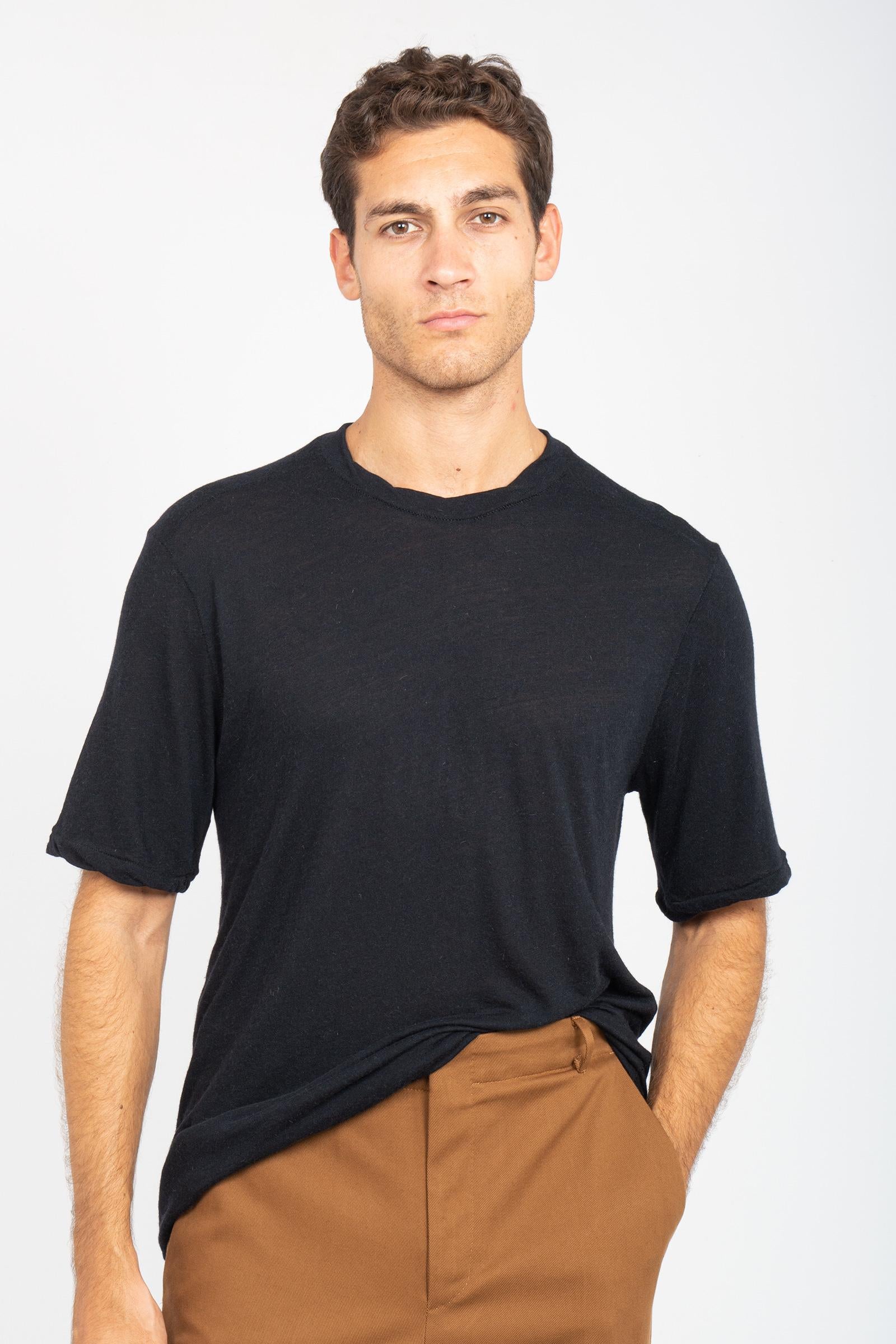 t-shirt mezza manica in misto lana AI25AFU71 3 ATOMO FACTORY 