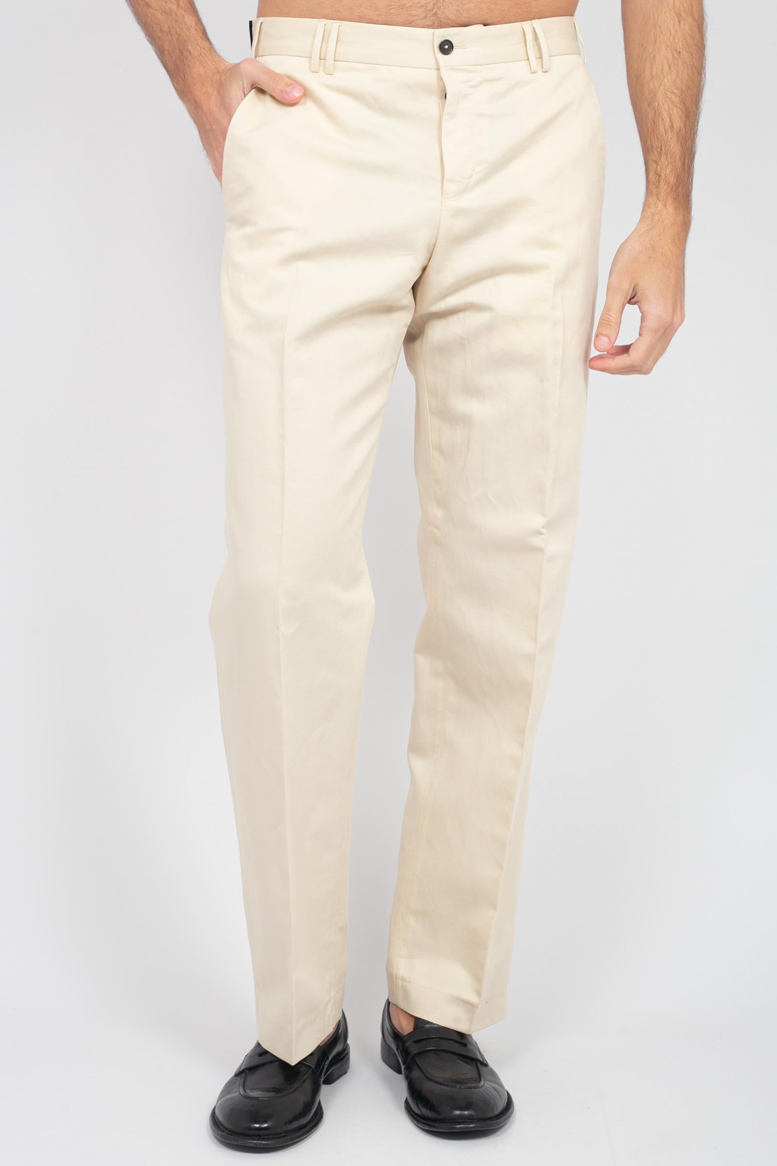 pantalone in lino e cotone 'michael' C0ASJDB00REW BP650015 PT TORINO 