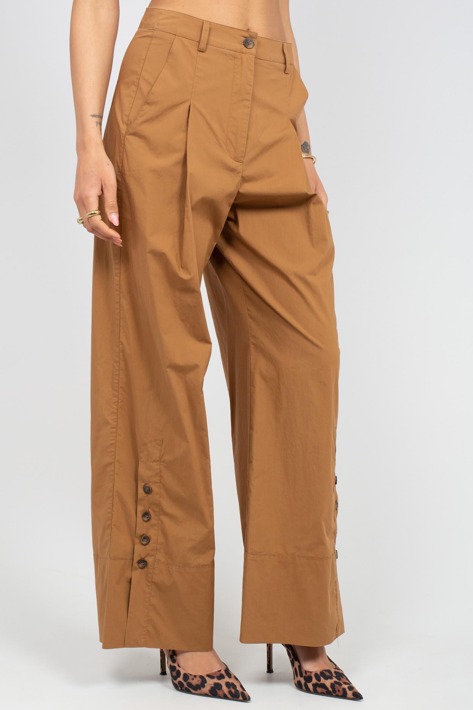pantalone ampio in cotone VELUR307 1352 HANAMI D'OR 