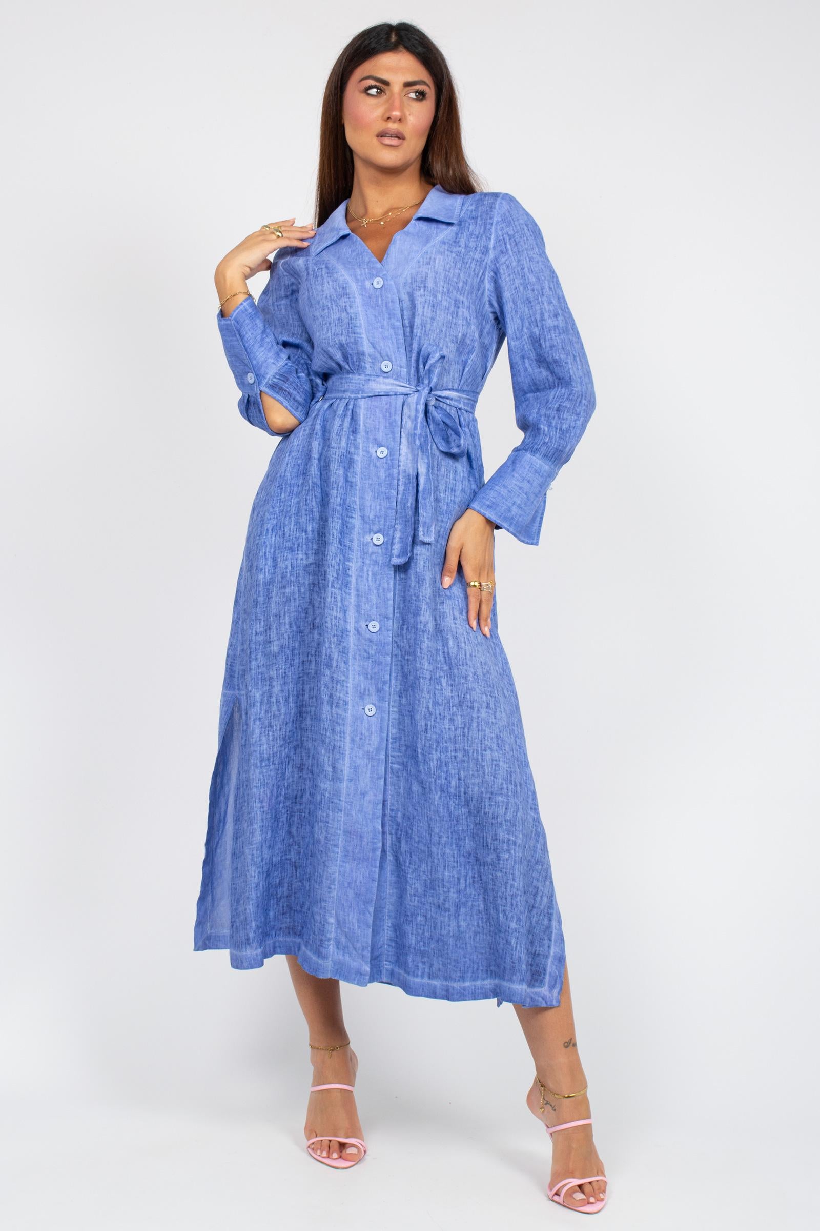abito in lino S2235597 218 ANNA SERAVALLI 